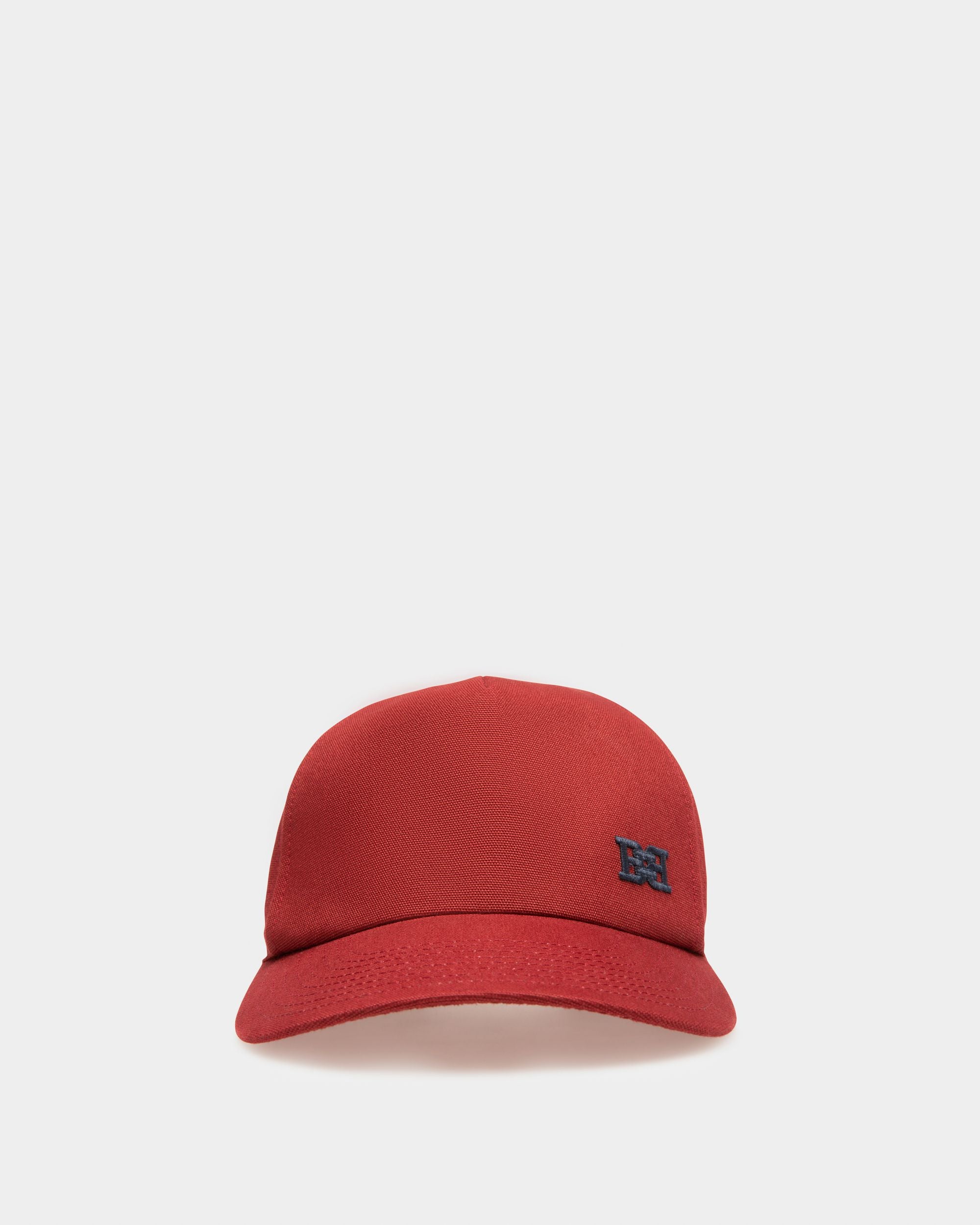 Casquette En Coton Rouge Bally - Homme - Bally - 01