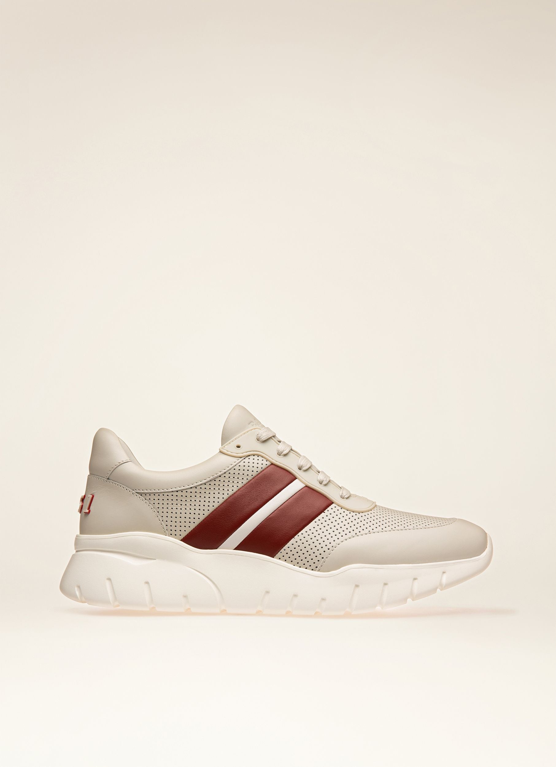 Byllet Sneakers En Cuir Blanc - Homme - Bally - 01