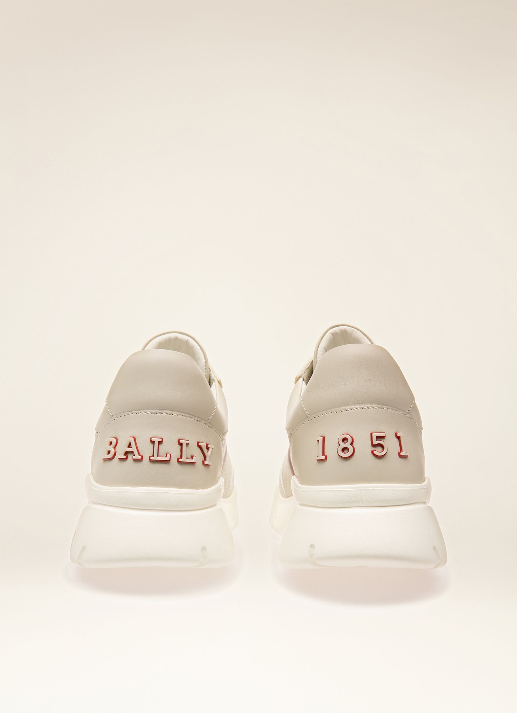 Byllet Sneakers En Cuir Blanc - Homme - Bally - 03