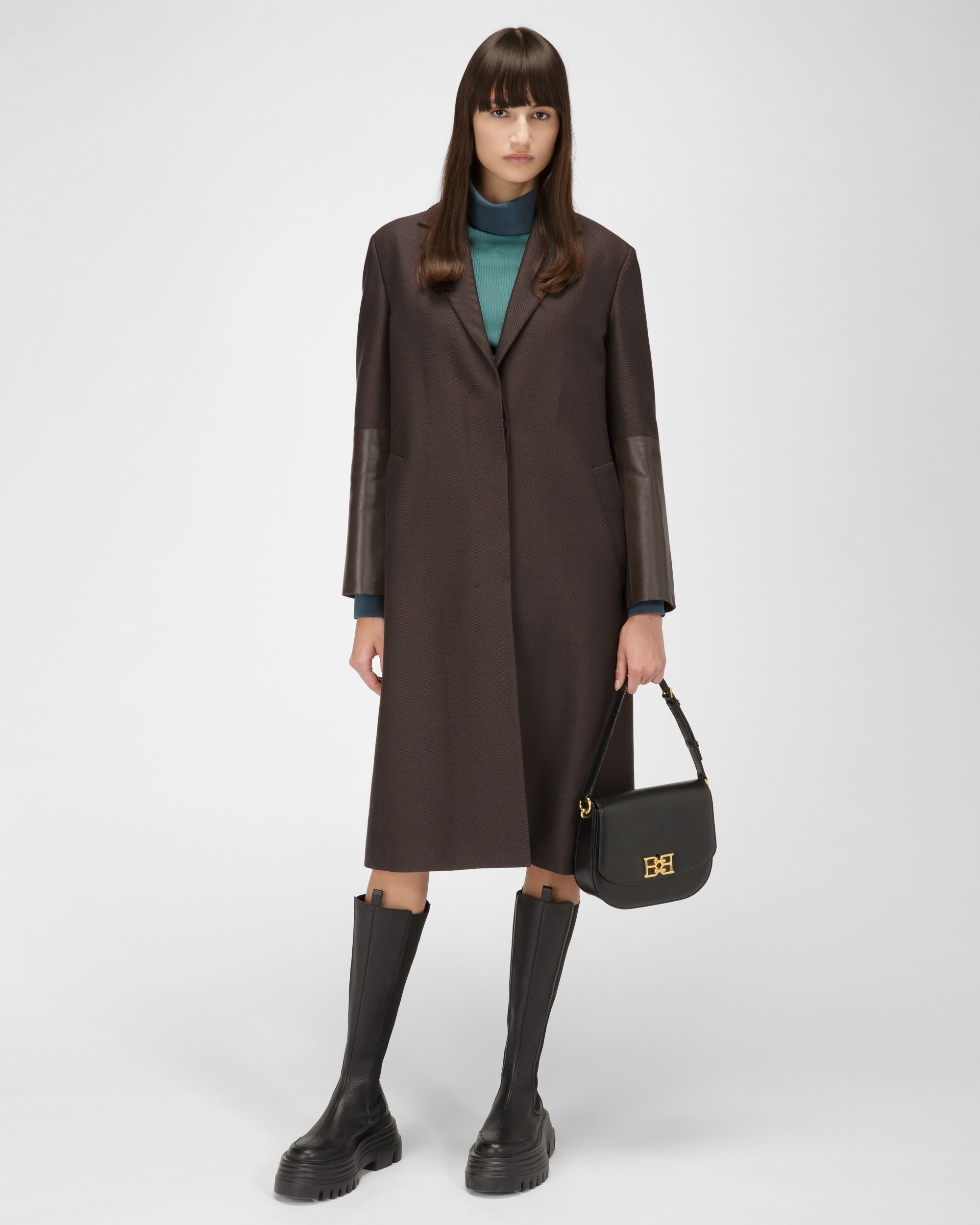 Beckie Sac Bandoulière En Cuir Noir - Femme - Bally - 02