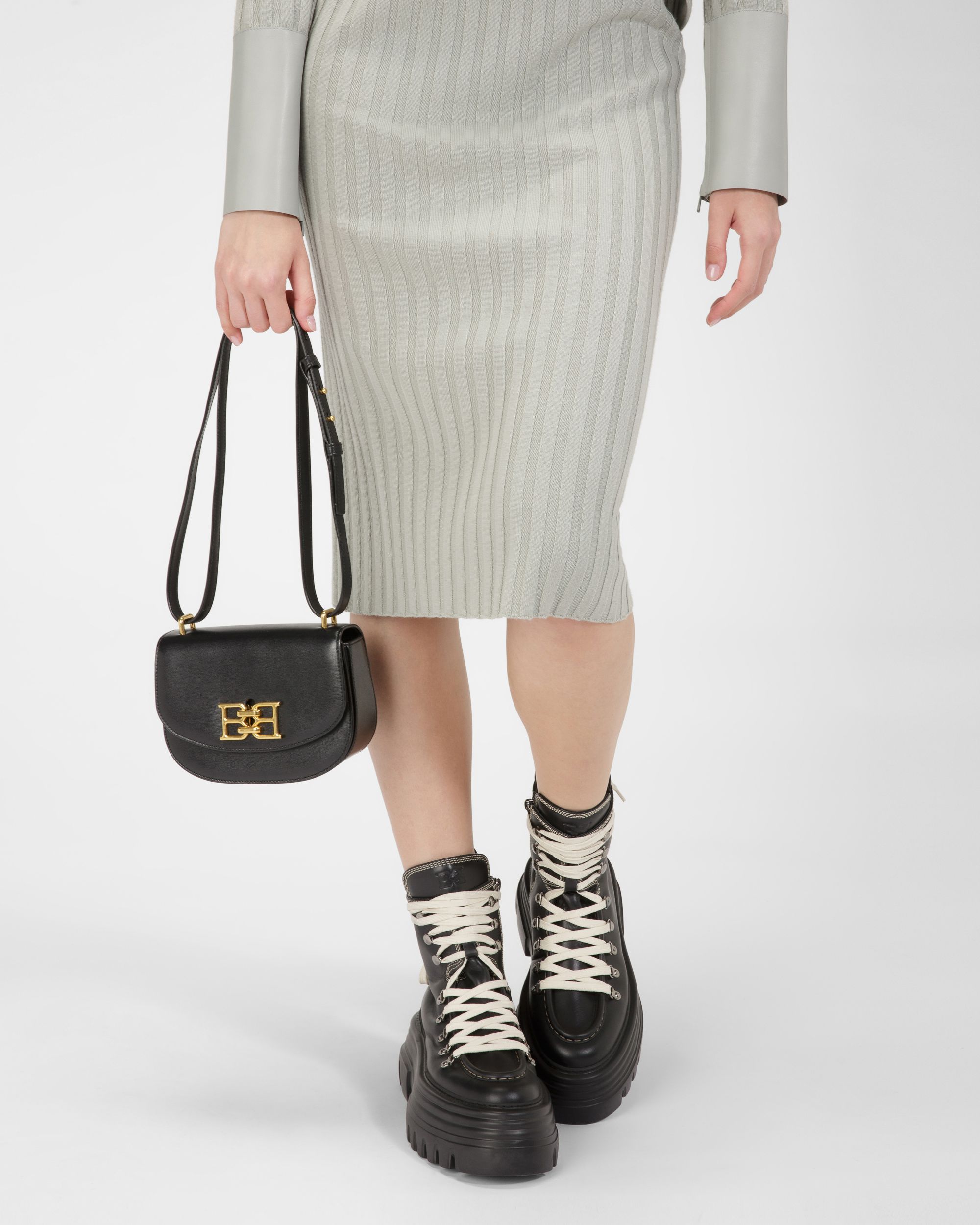 Baily Mini-Sac En Cuir Noir - Femme - Bally - 02