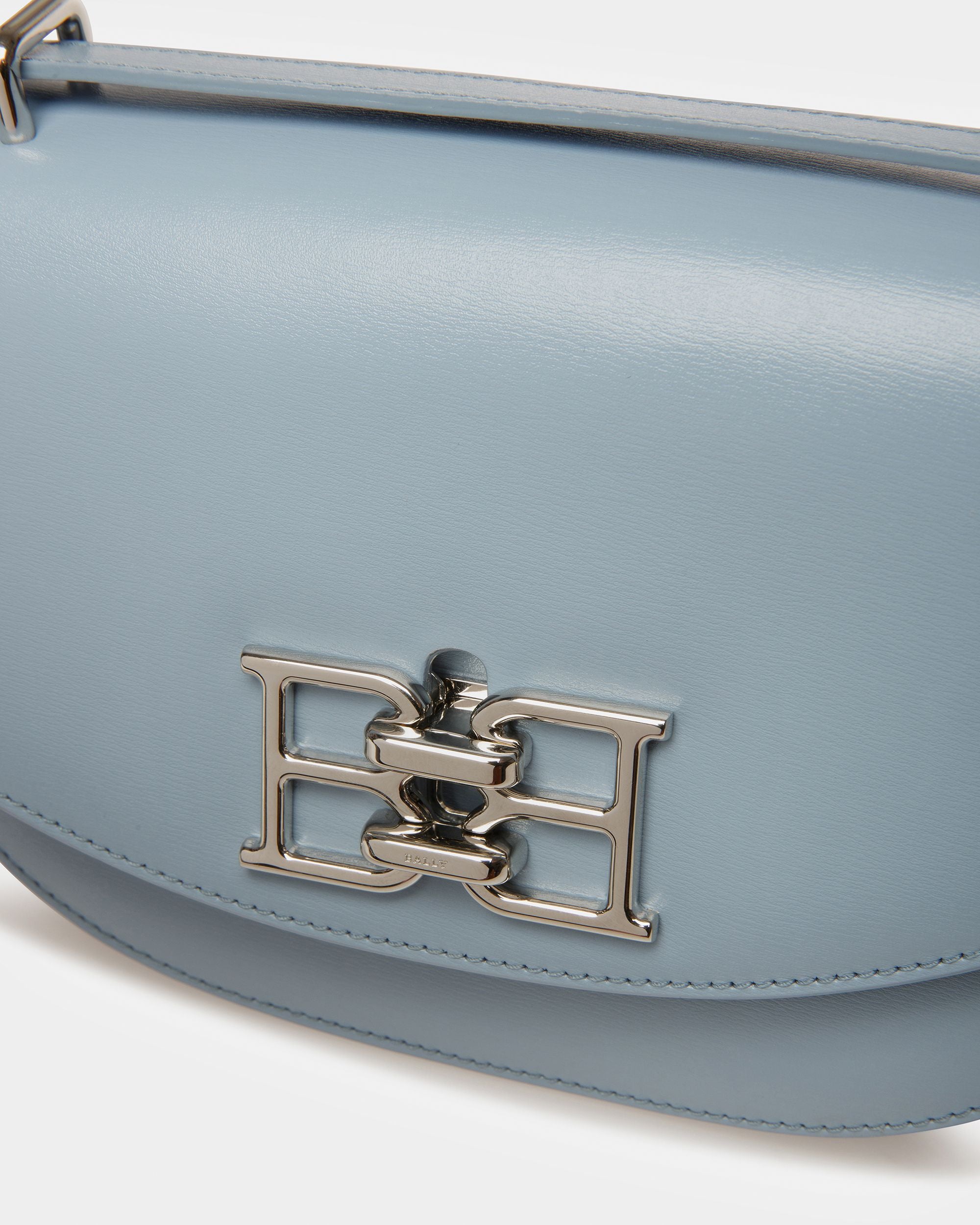 Baily Mini Sac En Cuir Bleu Clair - Femme - Bally - 04
