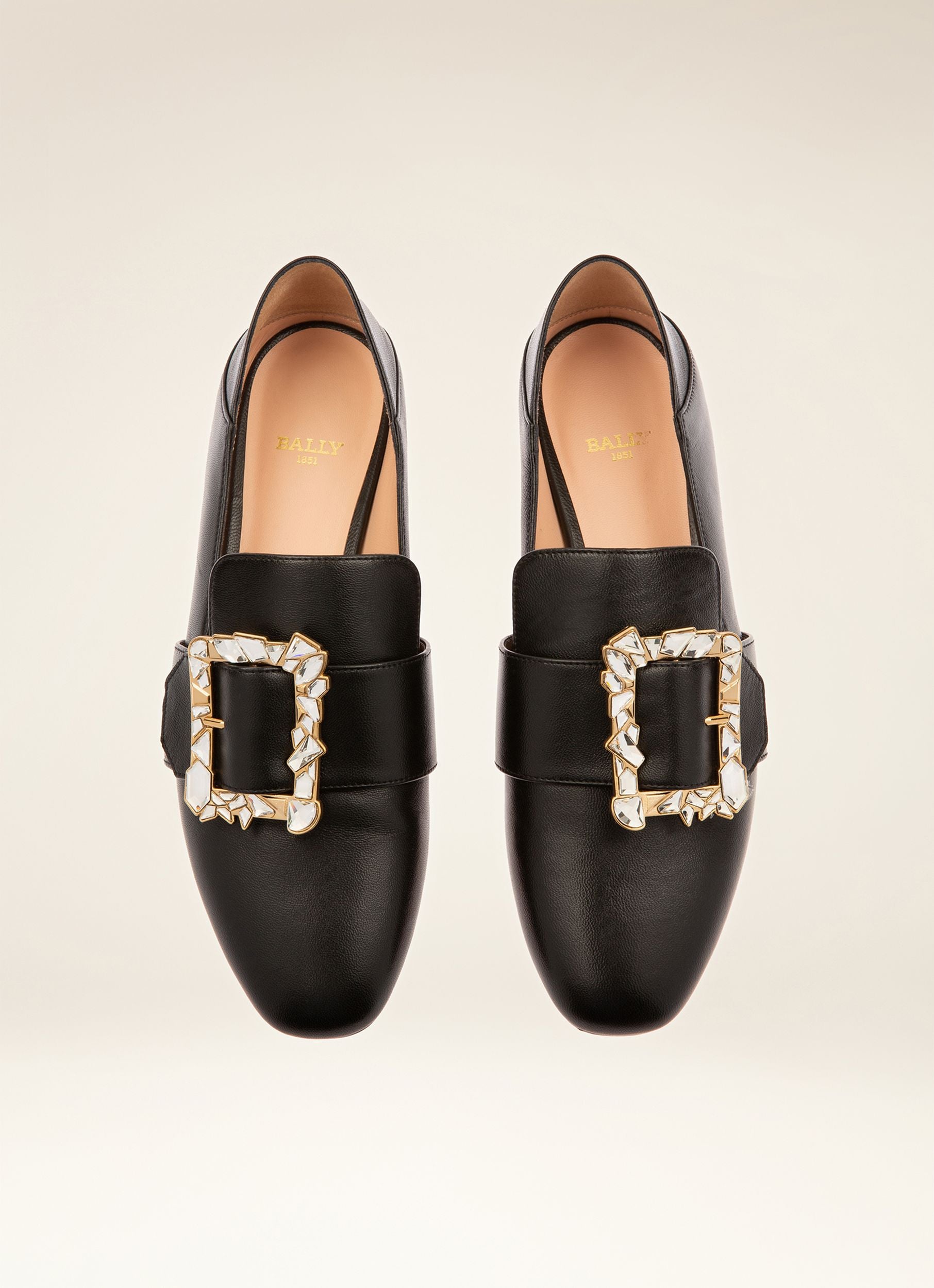 Janelle Mocassins En Cuir Noir - Femme - Bally - 04