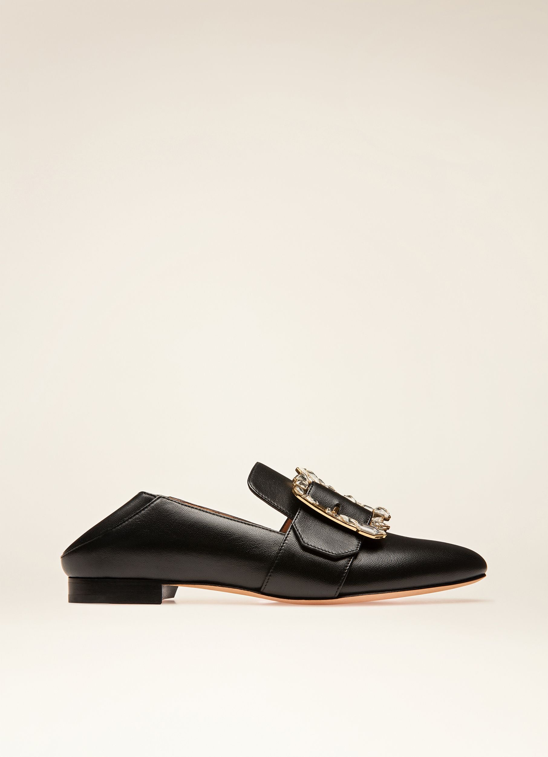 Janelle Mocassins En Cuir Noir - Femme - Bally - 07