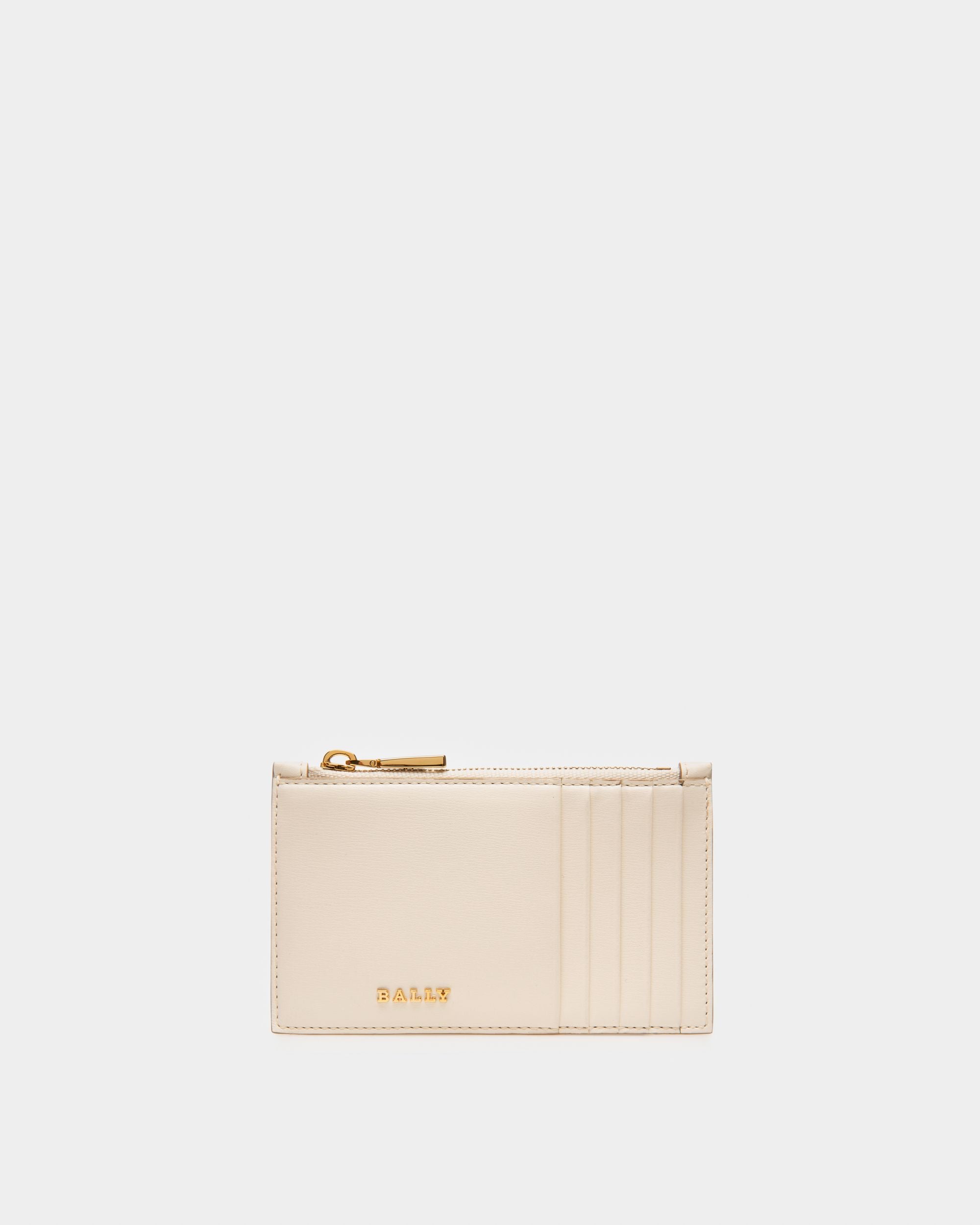 Landy Portefeuille En Cuir Ivoire - Femme - Bally - 01