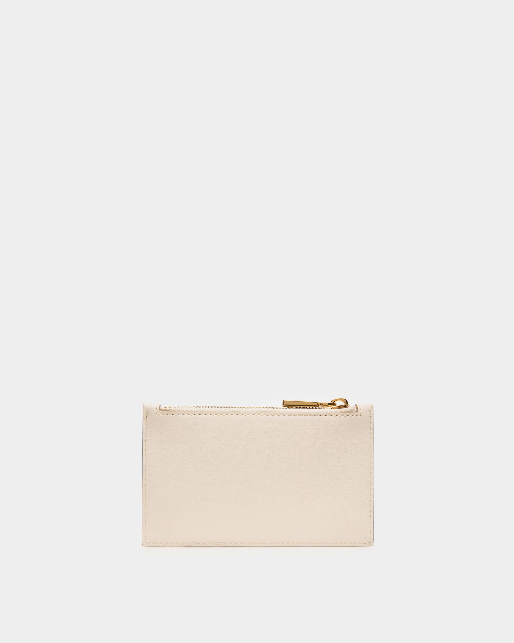 Landy Portefeuille En Cuir Ivoire - Femme - Bally - 02