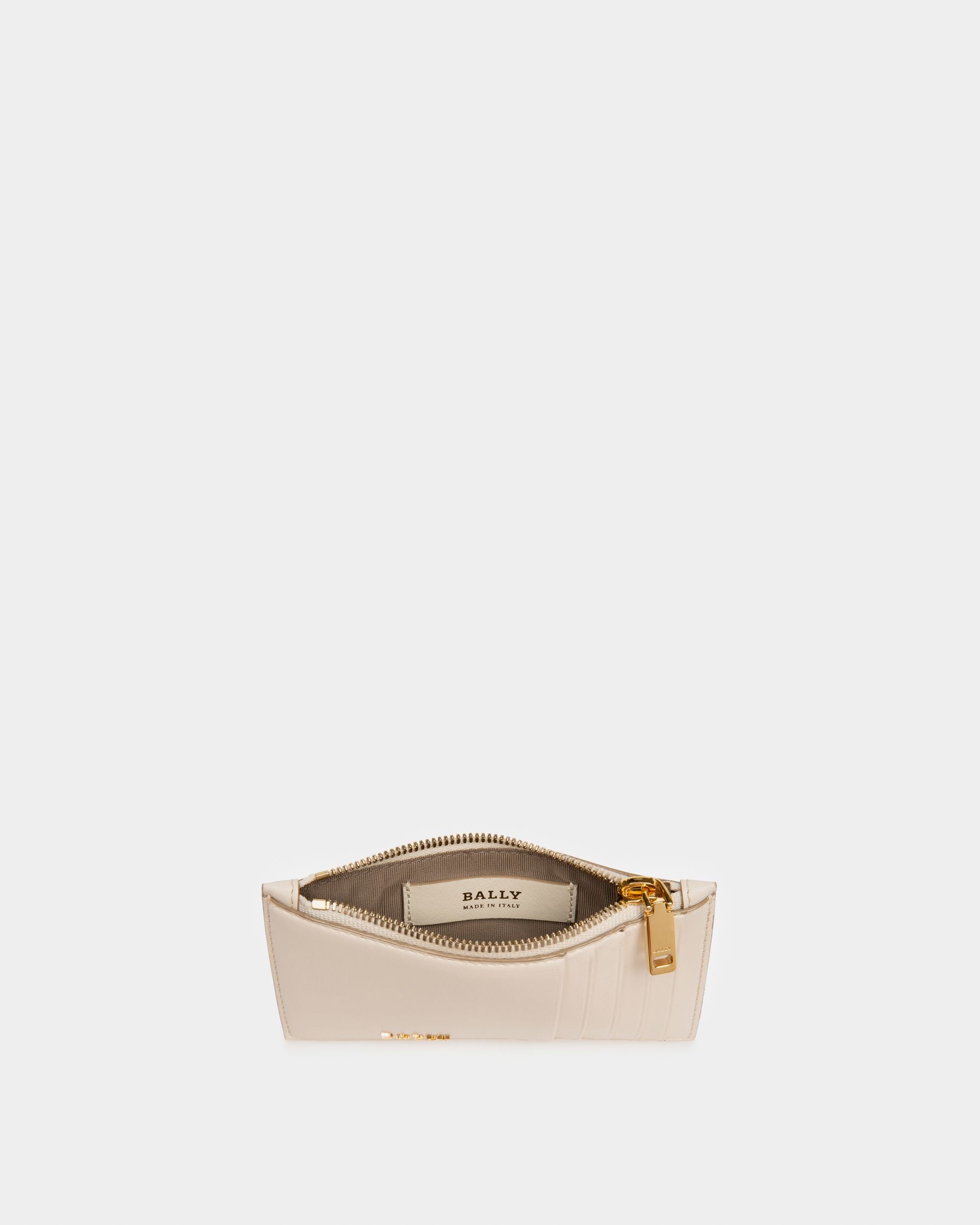 Landy Portefeuille En Cuir Ivoire - Femme - Bally - 03