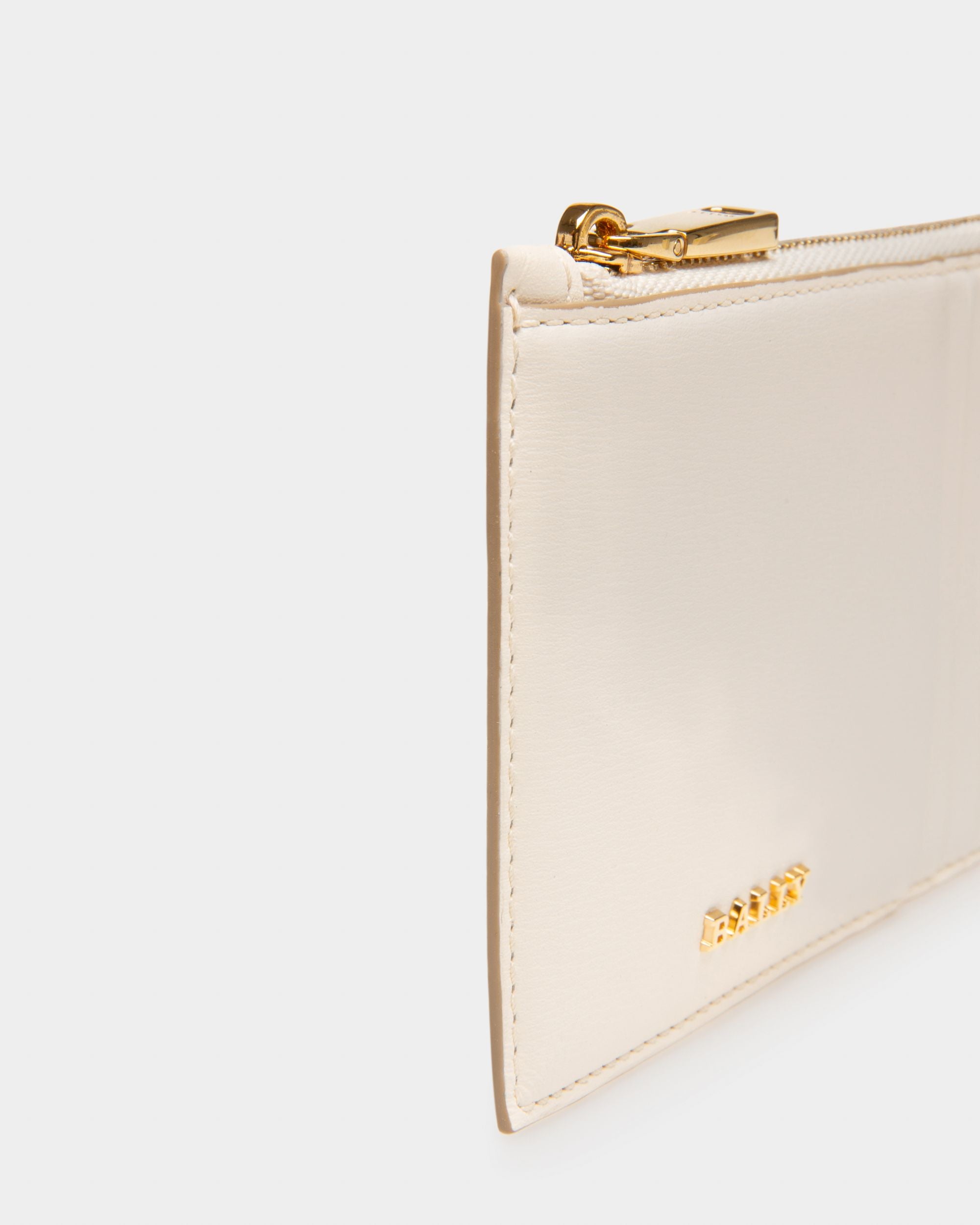 Landy Portefeuille En Cuir Ivoire - Femme - Bally - 04