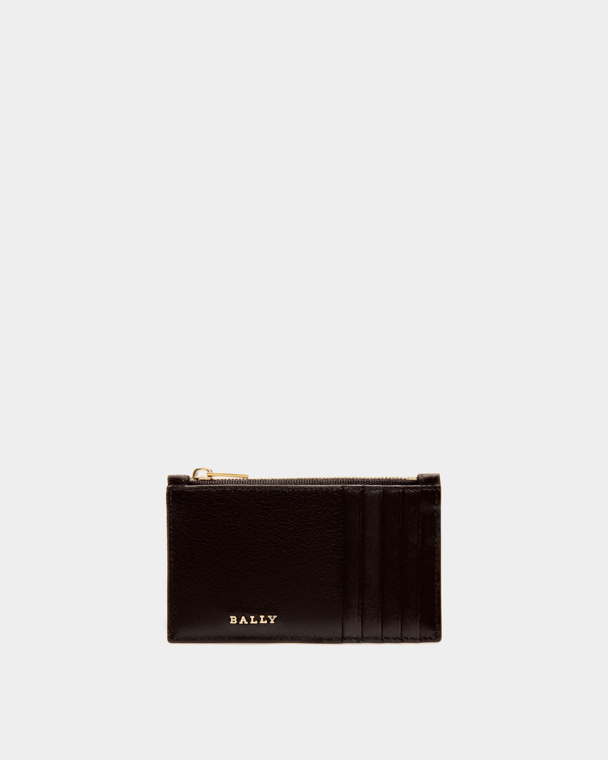 Landy Portefeuille En Cuir Noir - Femme - Bally - 01