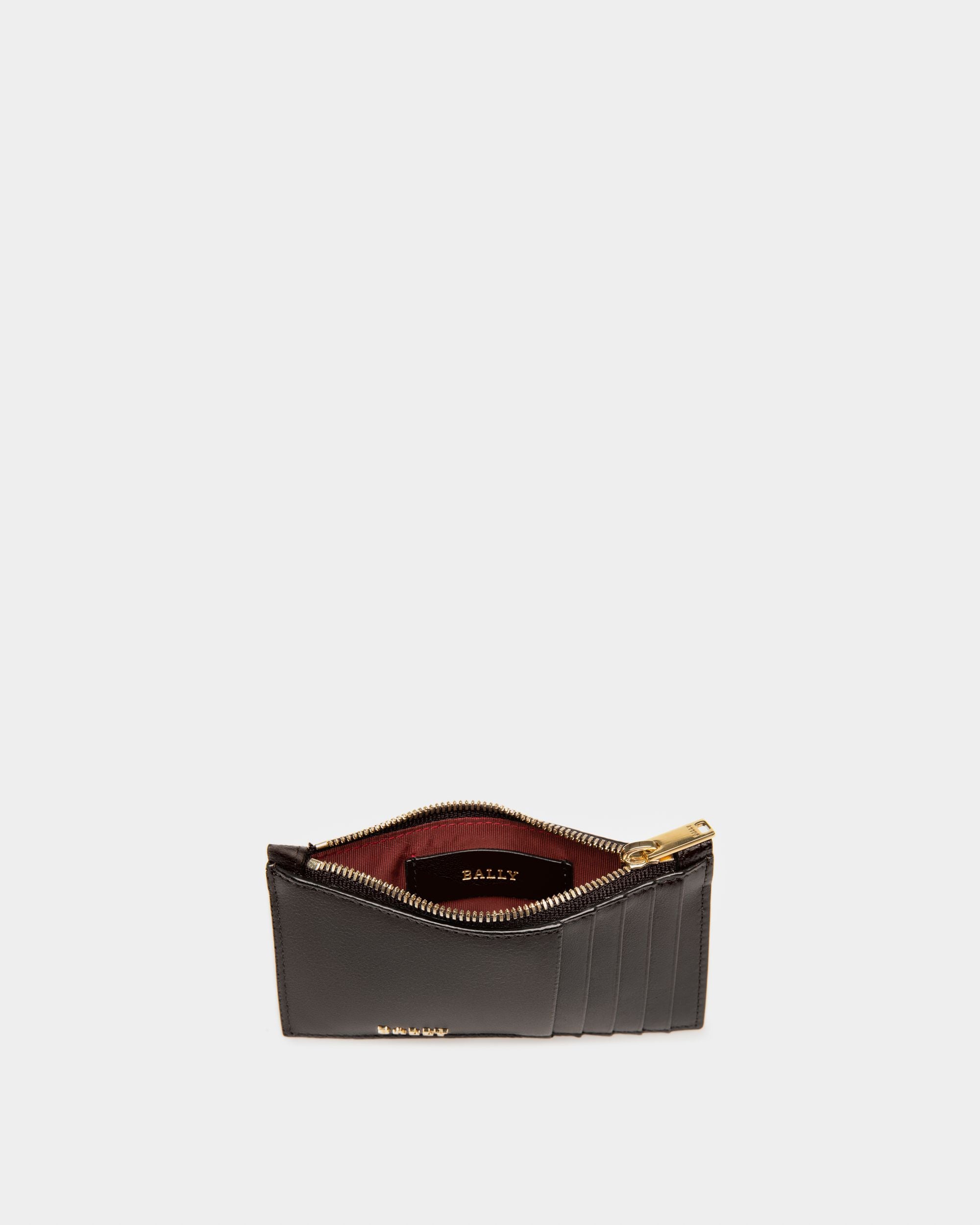 Landy Portefeuille En Cuir Noir - Femme - Bally - 03