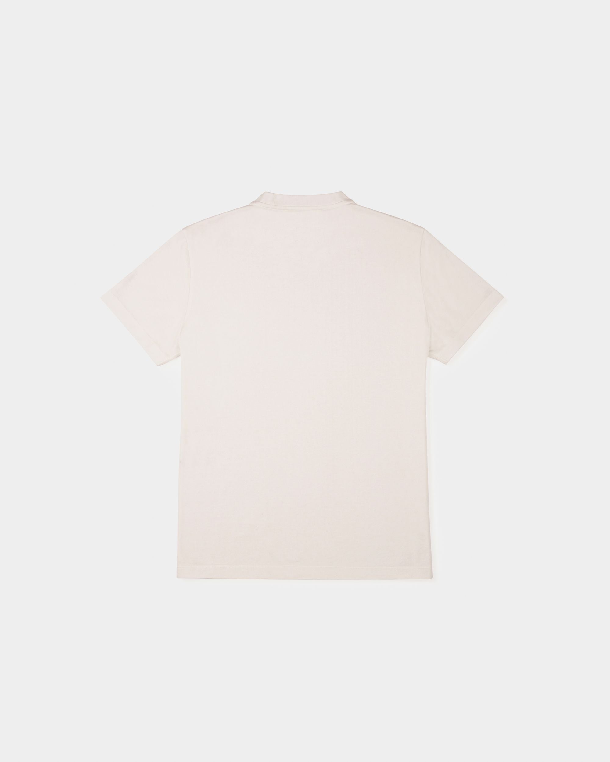 T-Shirt En Coton Blanc - Femme - Bally - 02