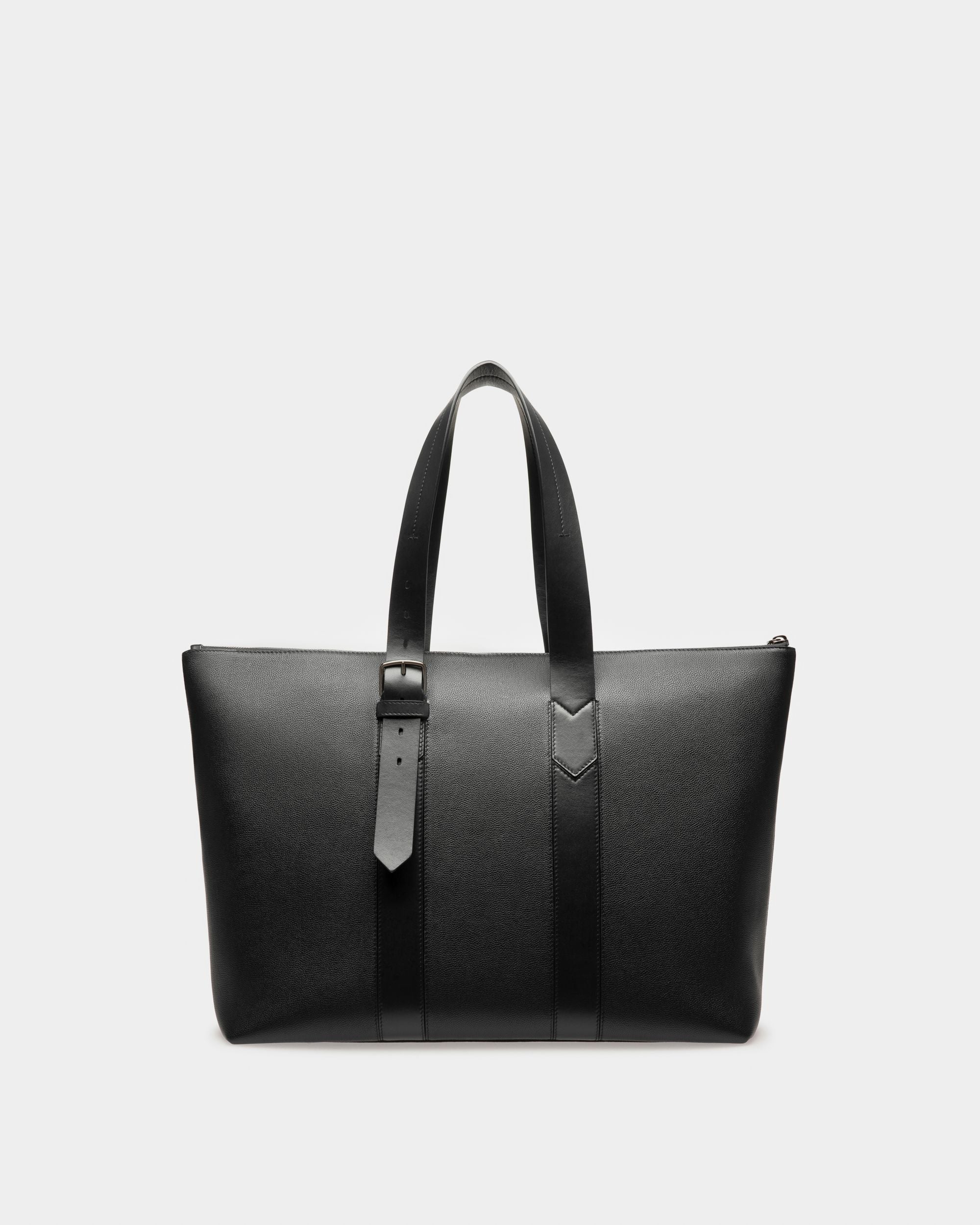 Eland Cabas En Cuir Noir - Homme - Bally - 02