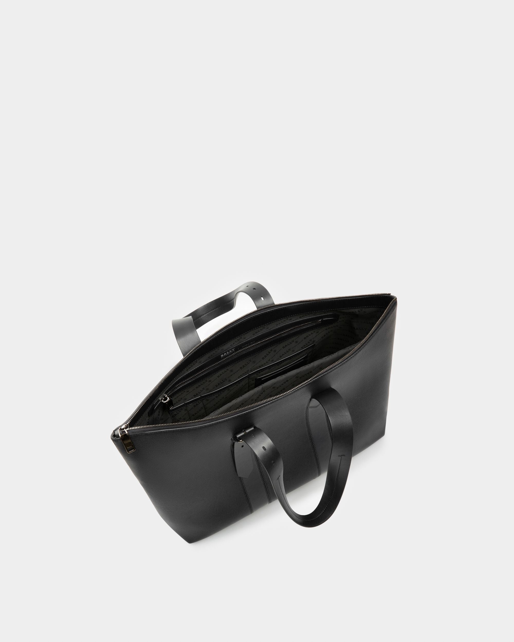 Eland Cabas En Cuir Noir - Homme - Bally - 03