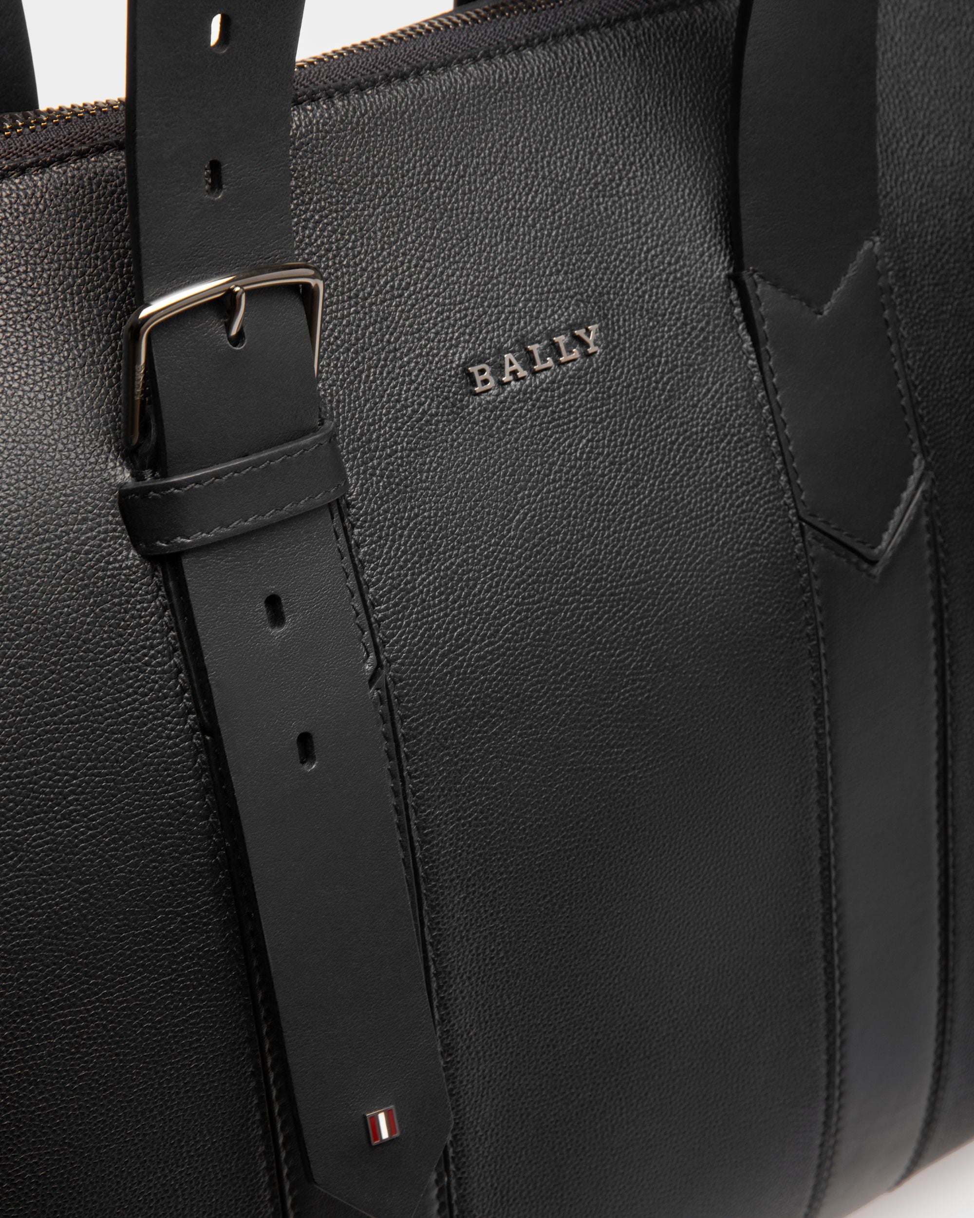 Eland Cabas En Cuir Noir - Homme - Bally - 04
