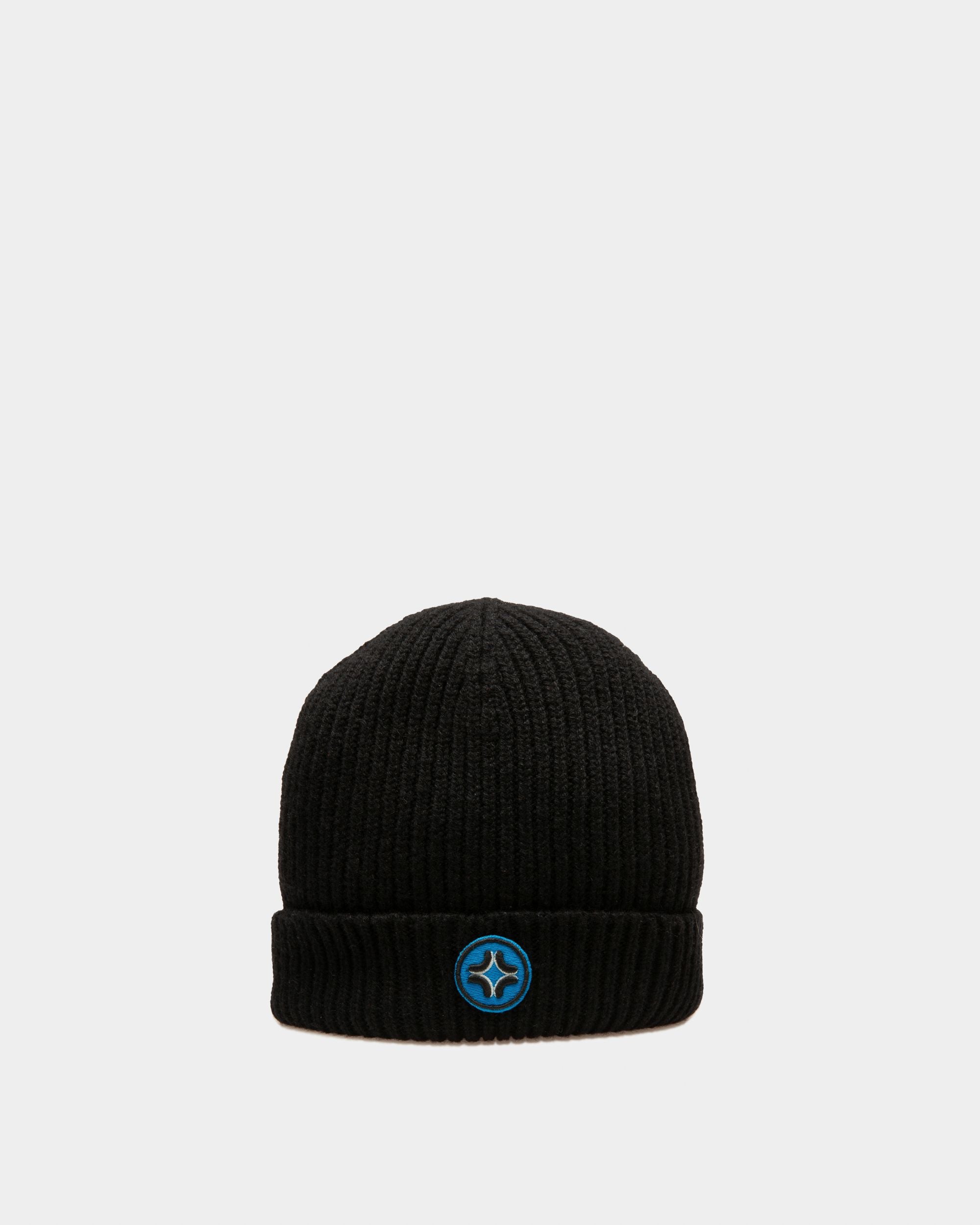Bonnet En Éco-Cachemire Noir - Homme - Bally - 01