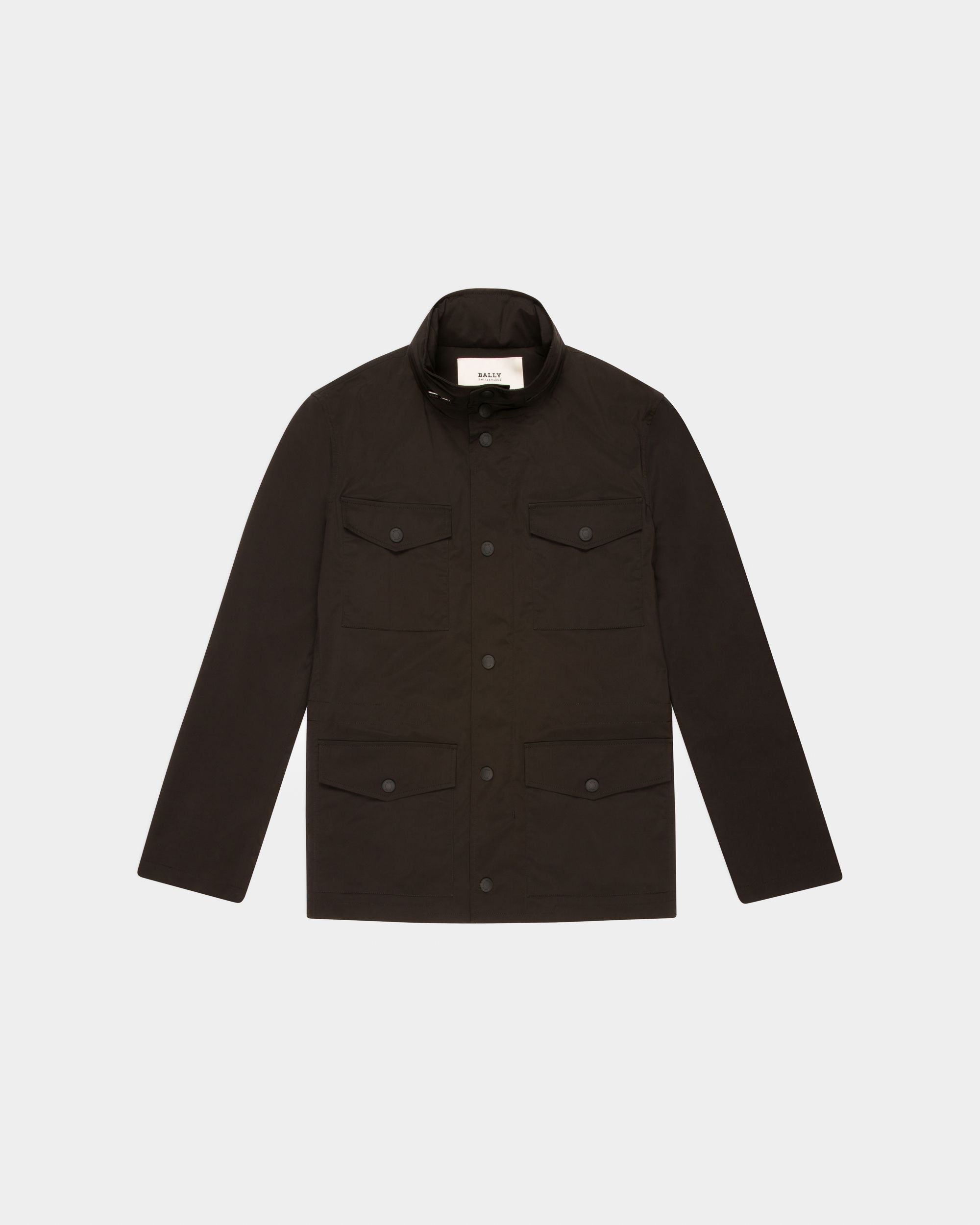 Veste Militaire En Nylon Technique Noir - Homme - Bally - 01