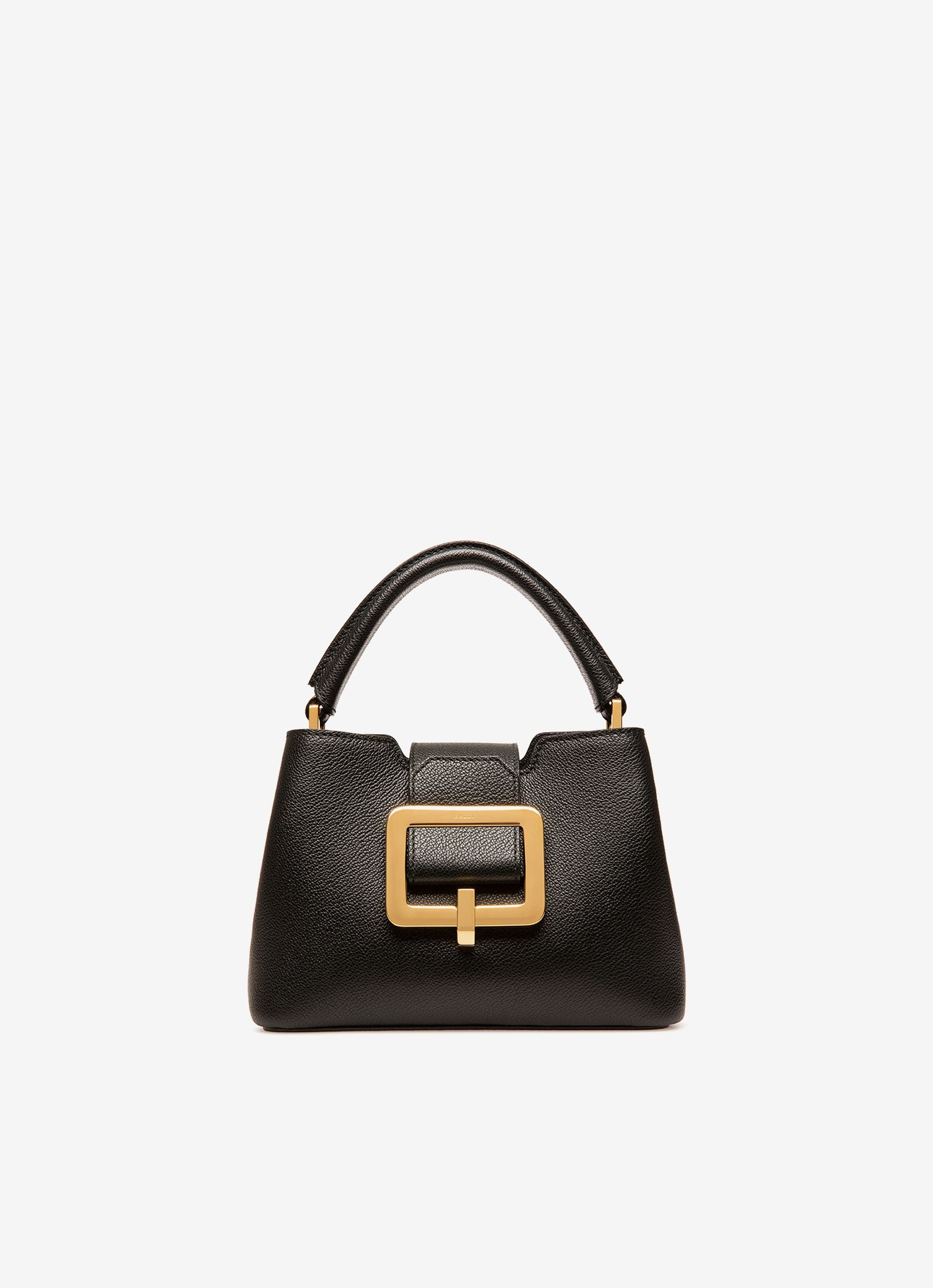 Jorah Small Sac À Main En Cuir Noir - Femme - Bally - 01