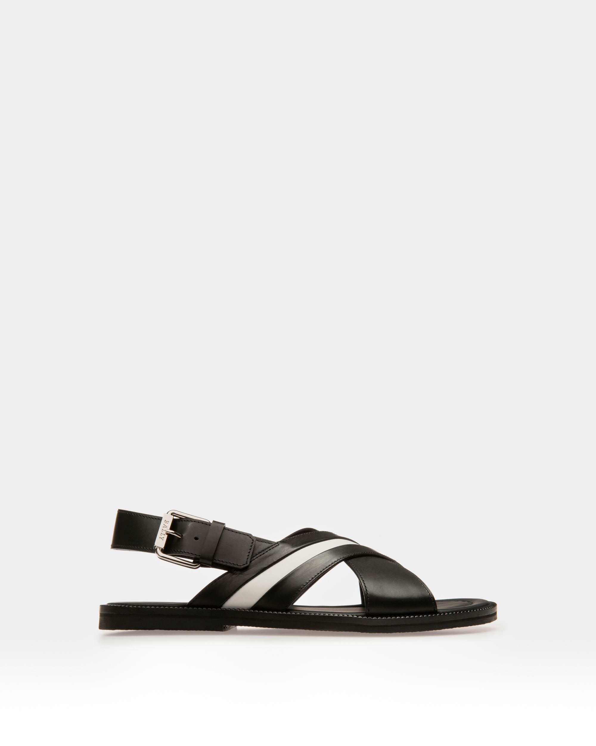 Jamilo Sandales En Cuir Noir - Homme - Bally - 01