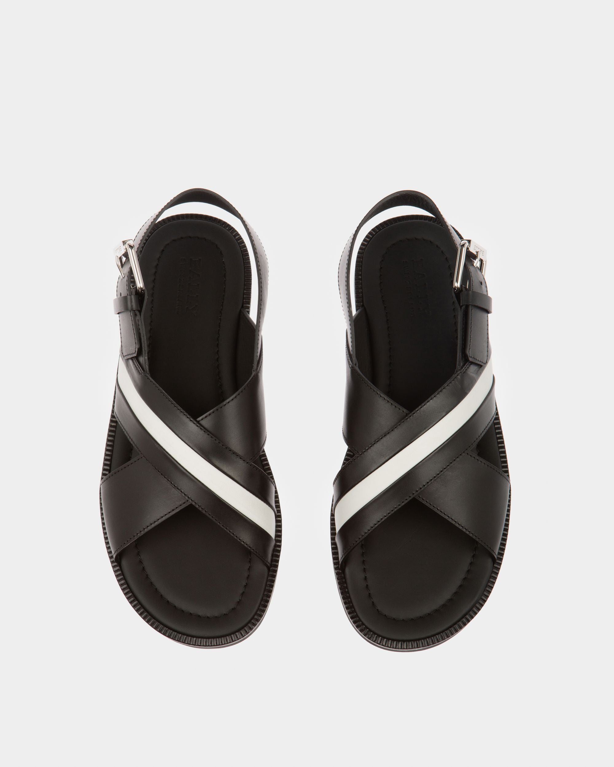 Jamilo Sandales En Cuir Noir - Homme - Bally - 02
