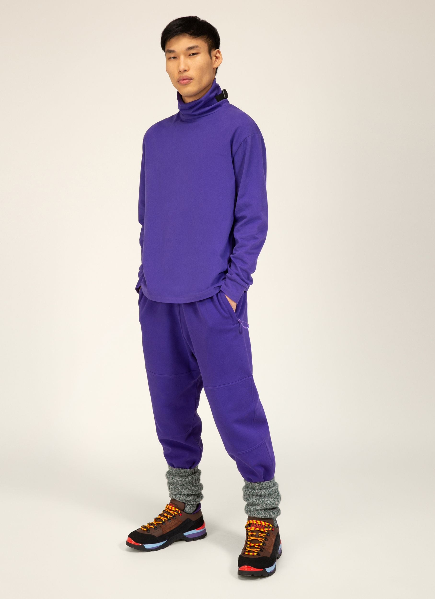 Bally Hike 10 Haut En Coton Bio Violet - Homme - Bally - 05