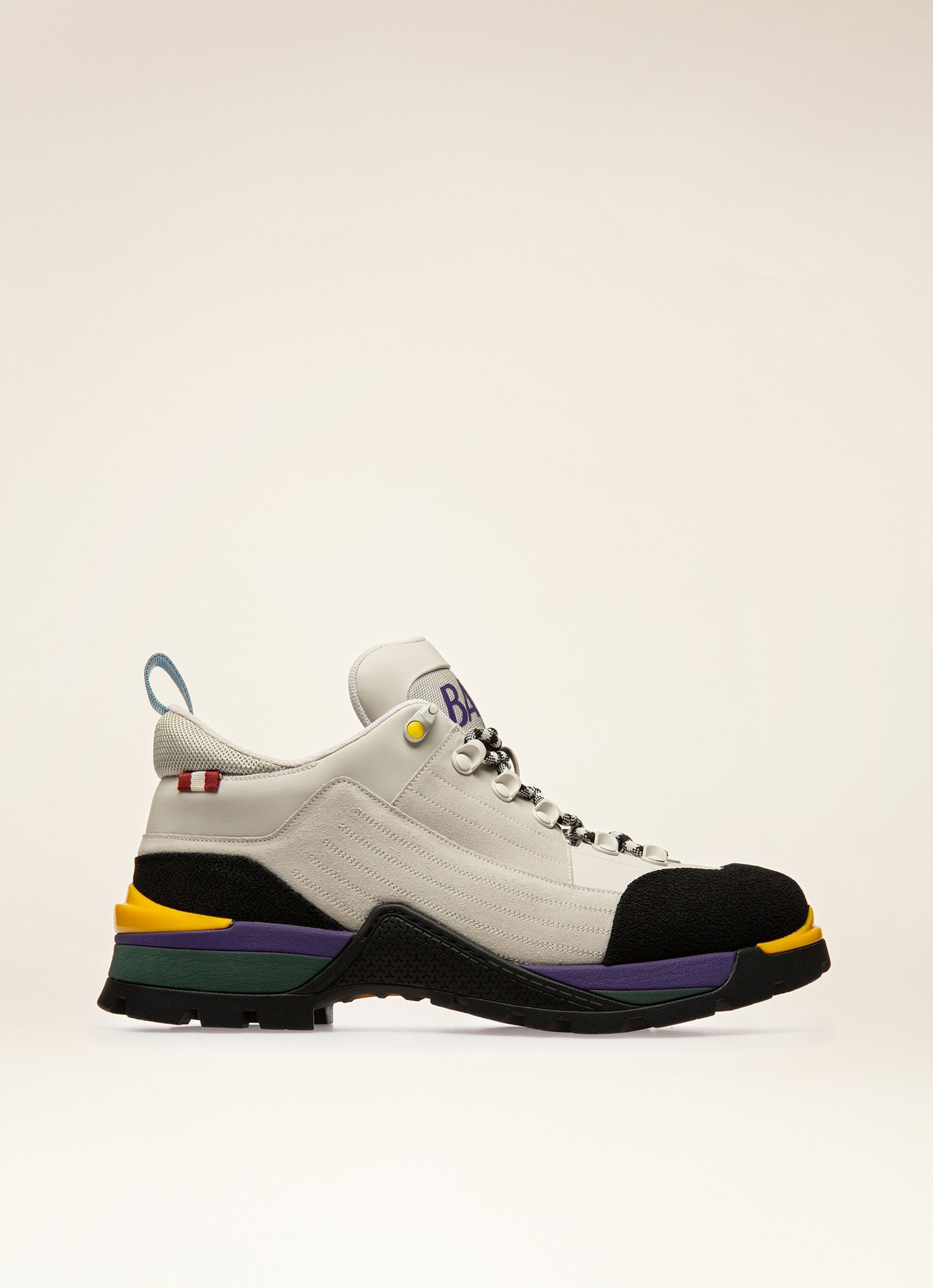 Bally Hike 2 Chaussures De Randonnée En Cuir En Blanc Poussière - Homme - Bally - 01