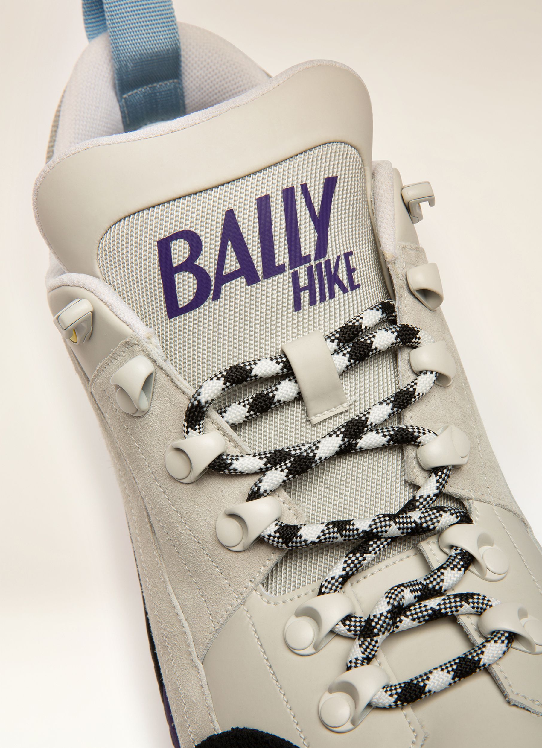 Bally Hike 2 Chaussures De Randonnée En Cuir En Blanc Poussière - Homme - Bally - 02