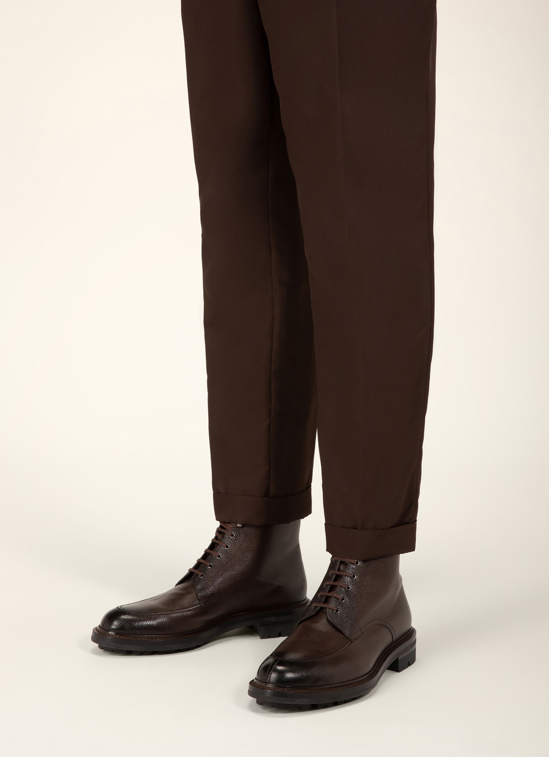 Kristan Bottes En Cuir Marron Ébène - Homme - Bally - 04