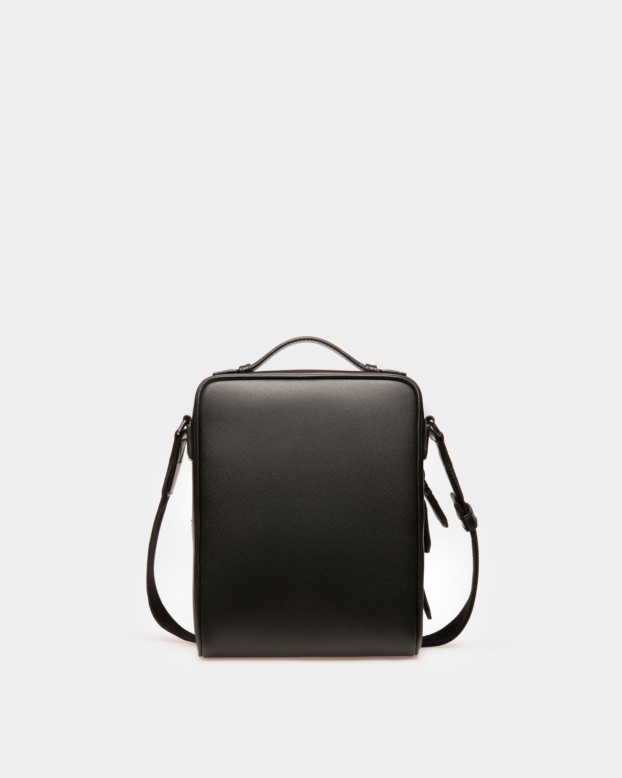 Mackao Sac À Bandoulière En Cuir Noir - Homme - Bally - 02