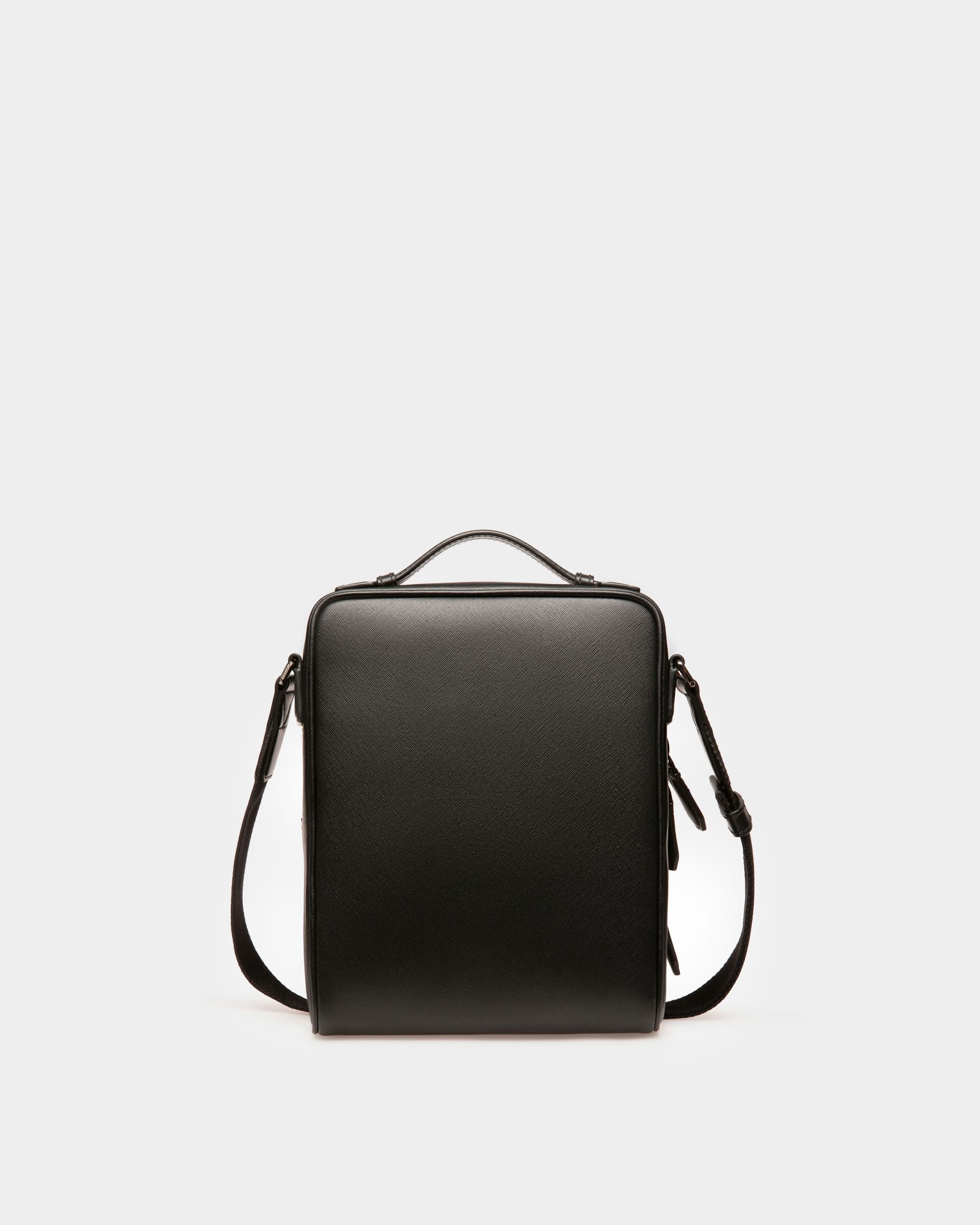 Mackao Sac À Bandoulière En Cuir Noir - Homme - Bally - 03