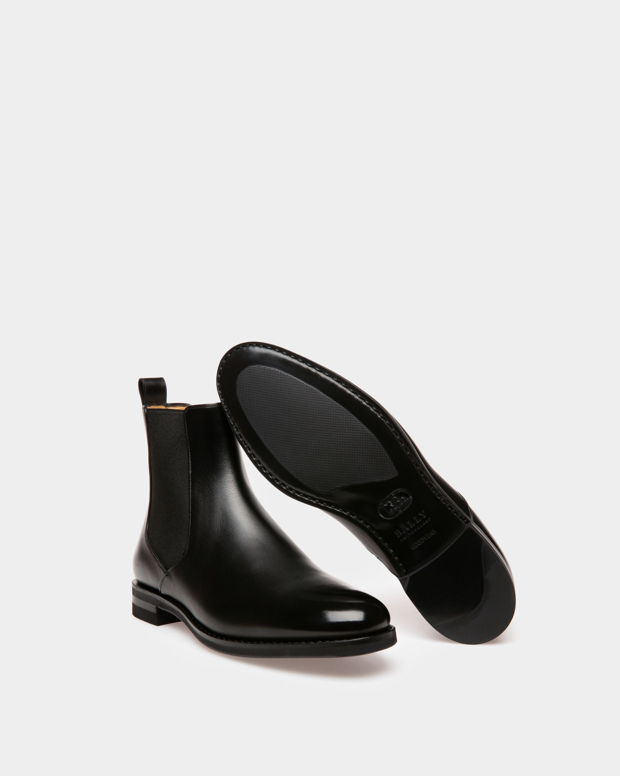 Flea Bottes En Cuir Noir - Femme - Bally - 04