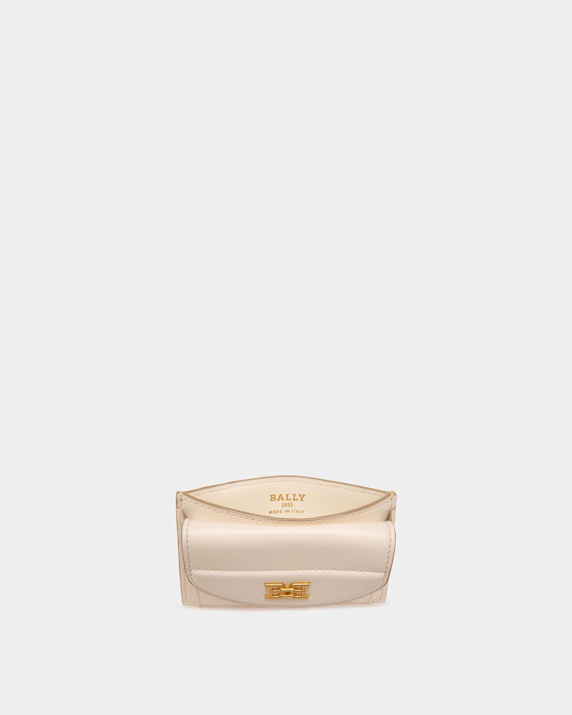 Belky Porte-Cartes En Cuir Ivoire - Femme - Bally - 03