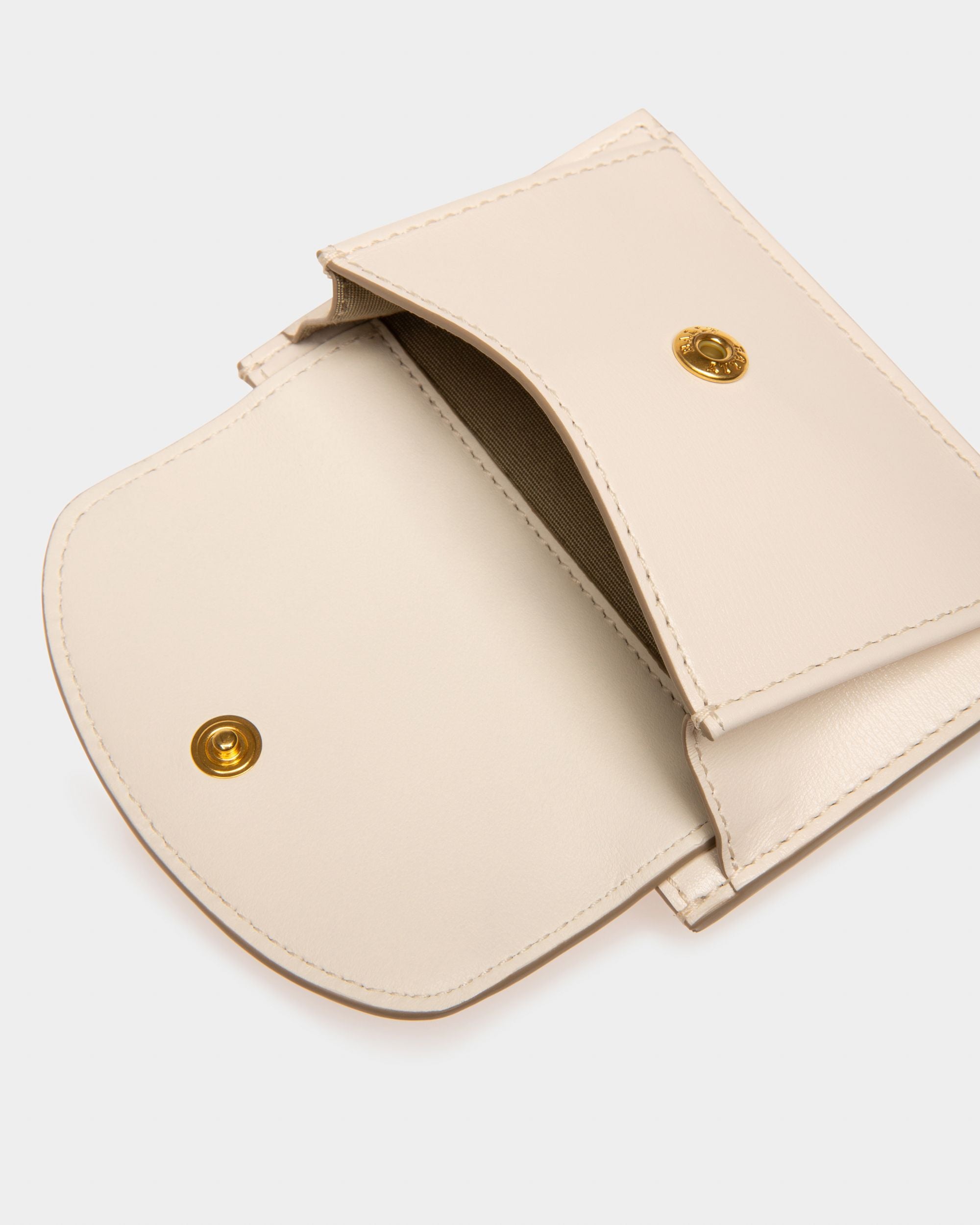 Belky Porte-Cartes En Cuir Ivoire - Femme - Bally - 04