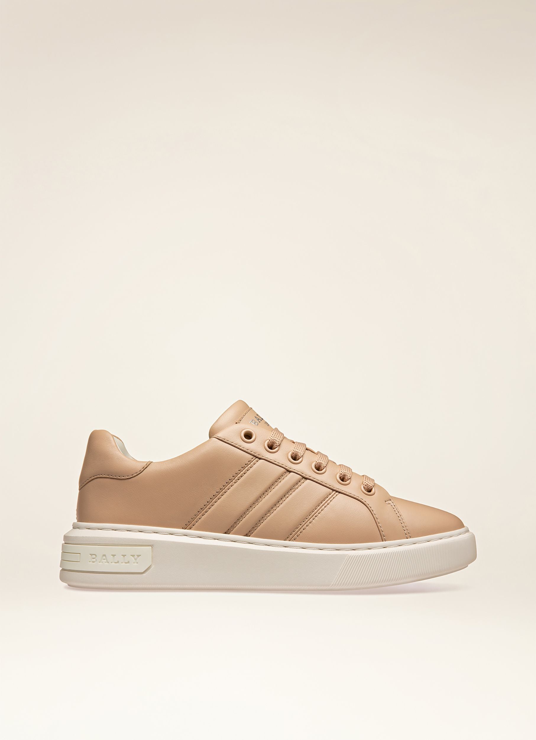 Mandye Sneakers En Cuir Rose Tendre - Femme - Bally - 01