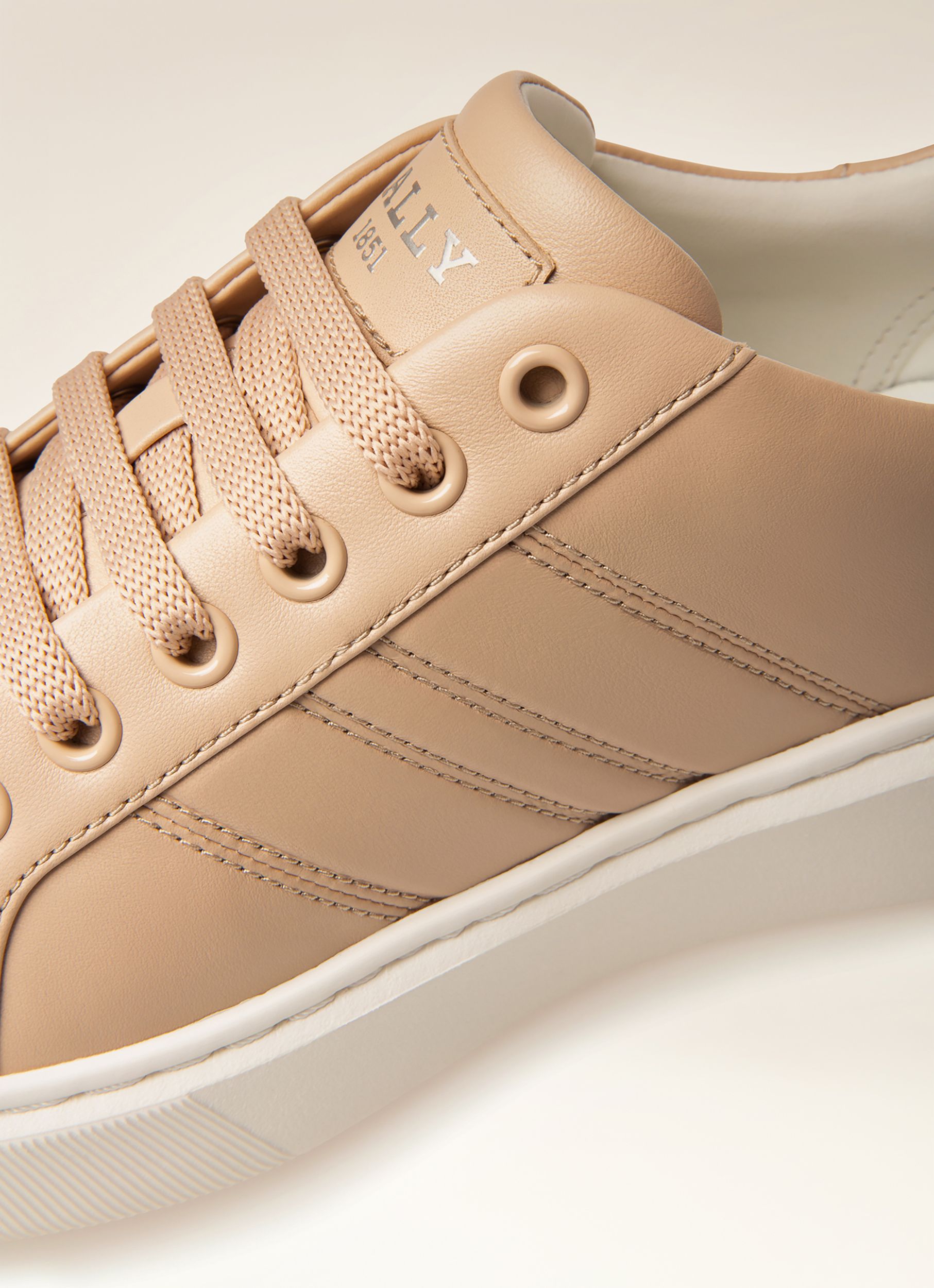 Mandye Sneakers En Cuir Rose Tendre - Femme - Bally - 02