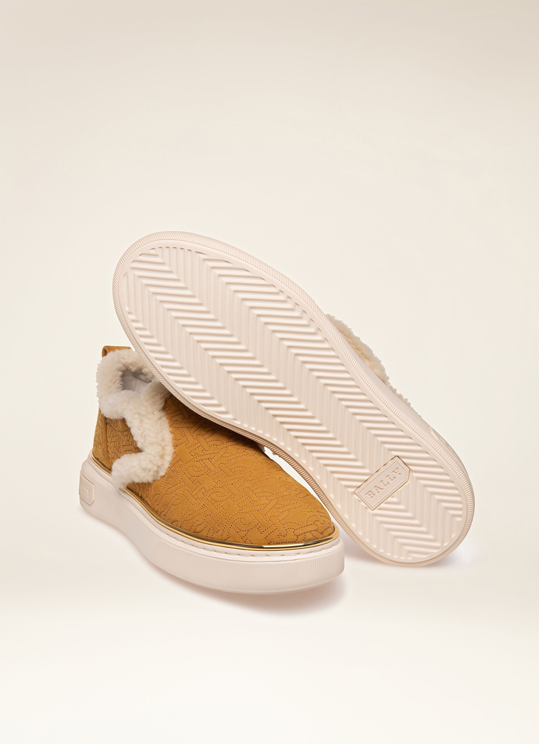 Mardy Sneakers En Daim Marron - Femme - Bally - 03