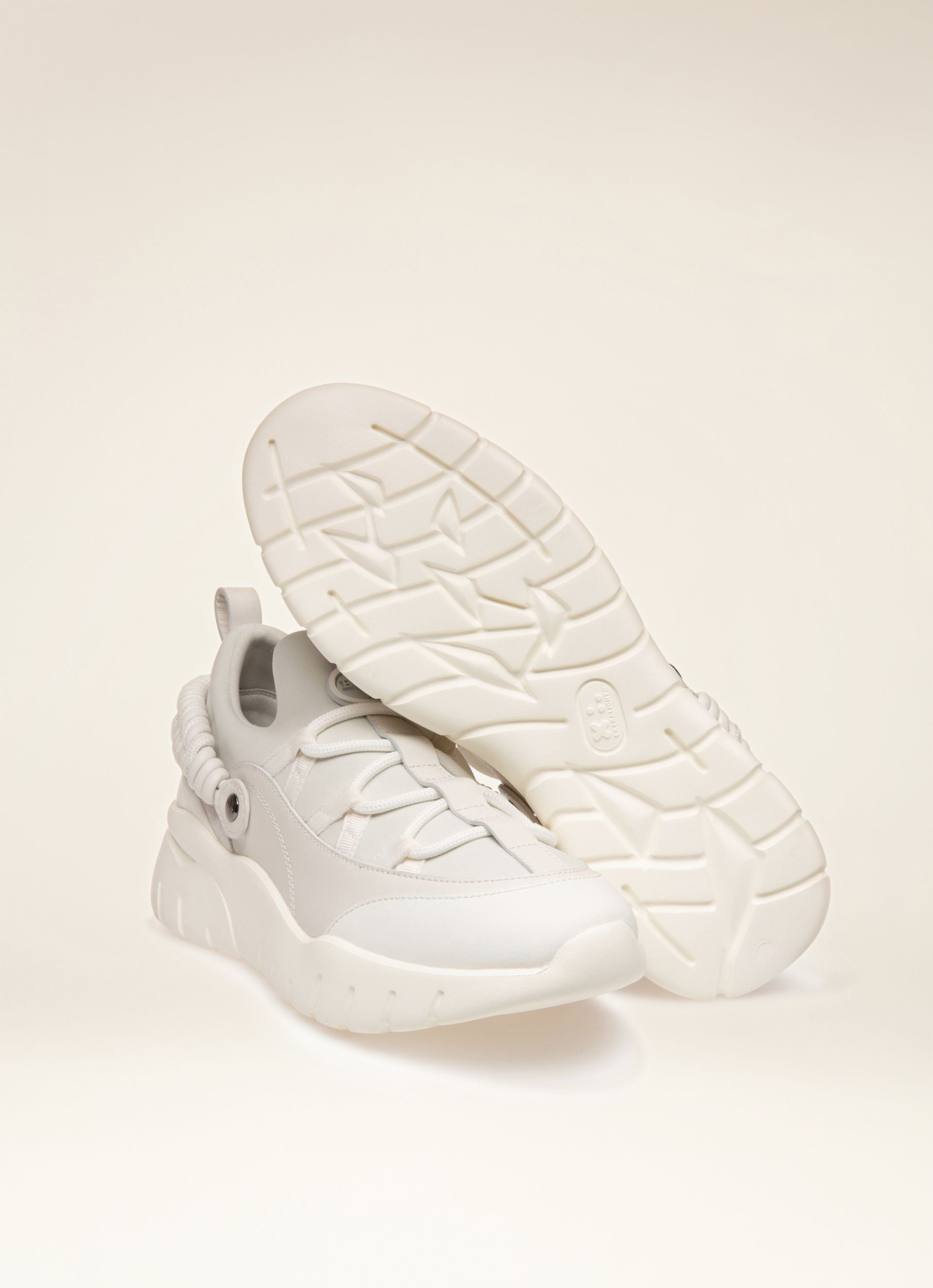 Brogan Sneakers En Cuir Blanc - Femme - Bally - 07