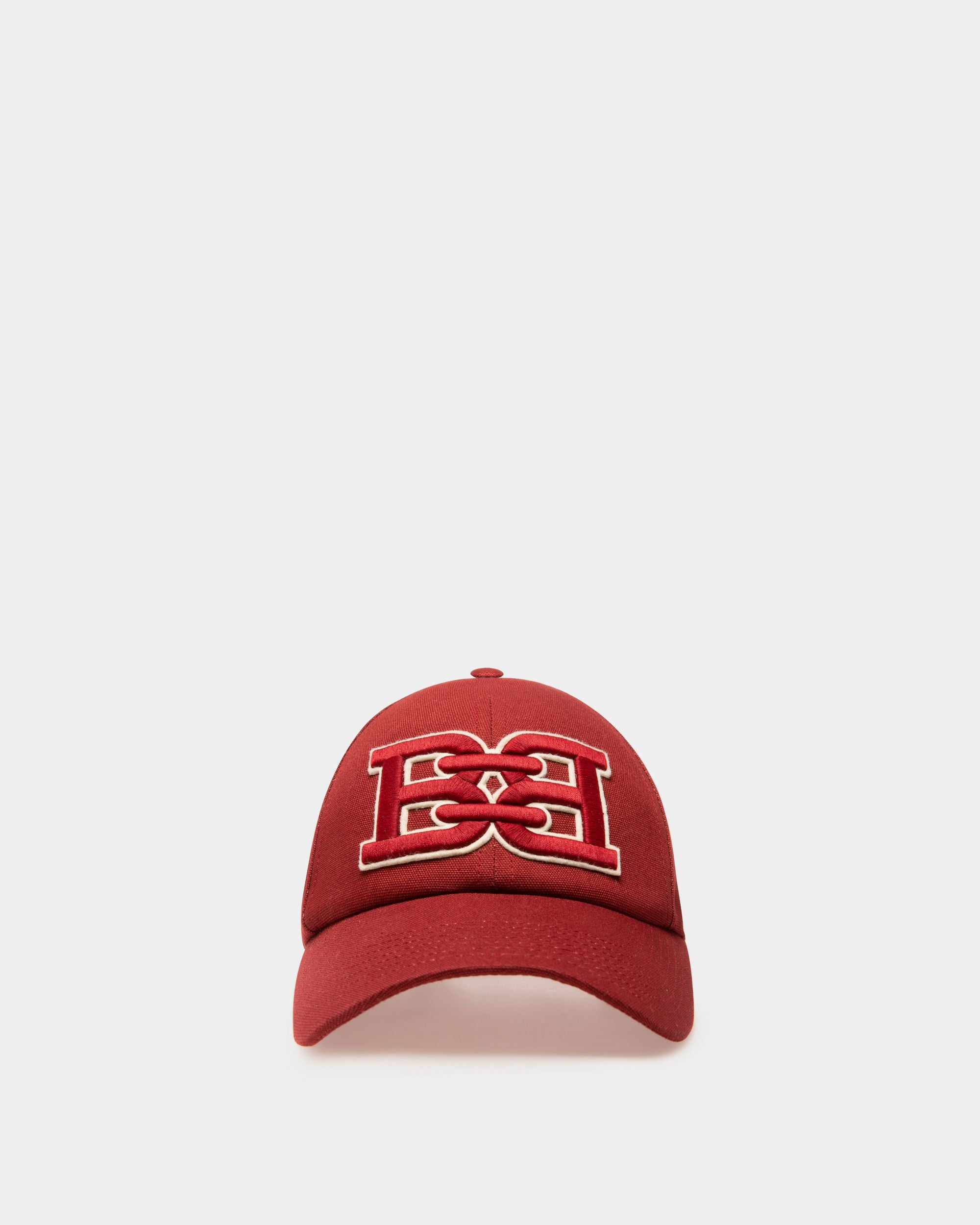 Casquette En Coton Rouge Bally - Homme - Bally - 01