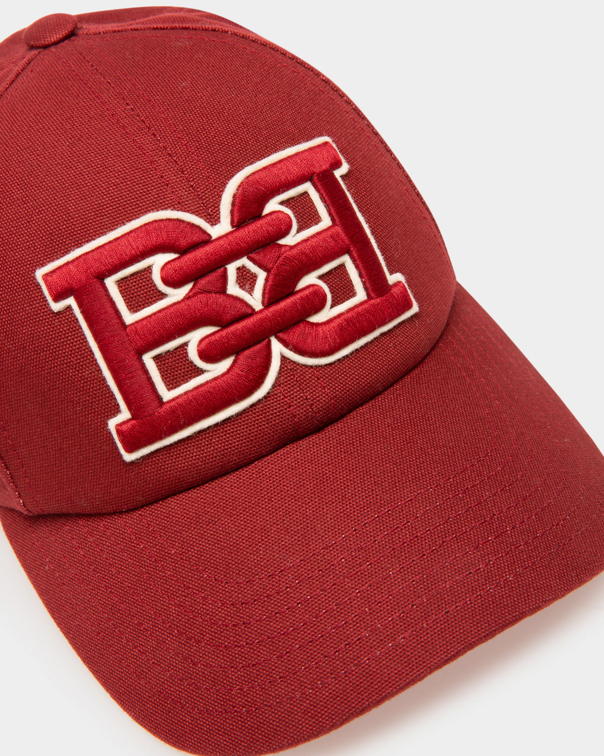 Casquette En Coton Rouge Bally - Homme - Bally - 03