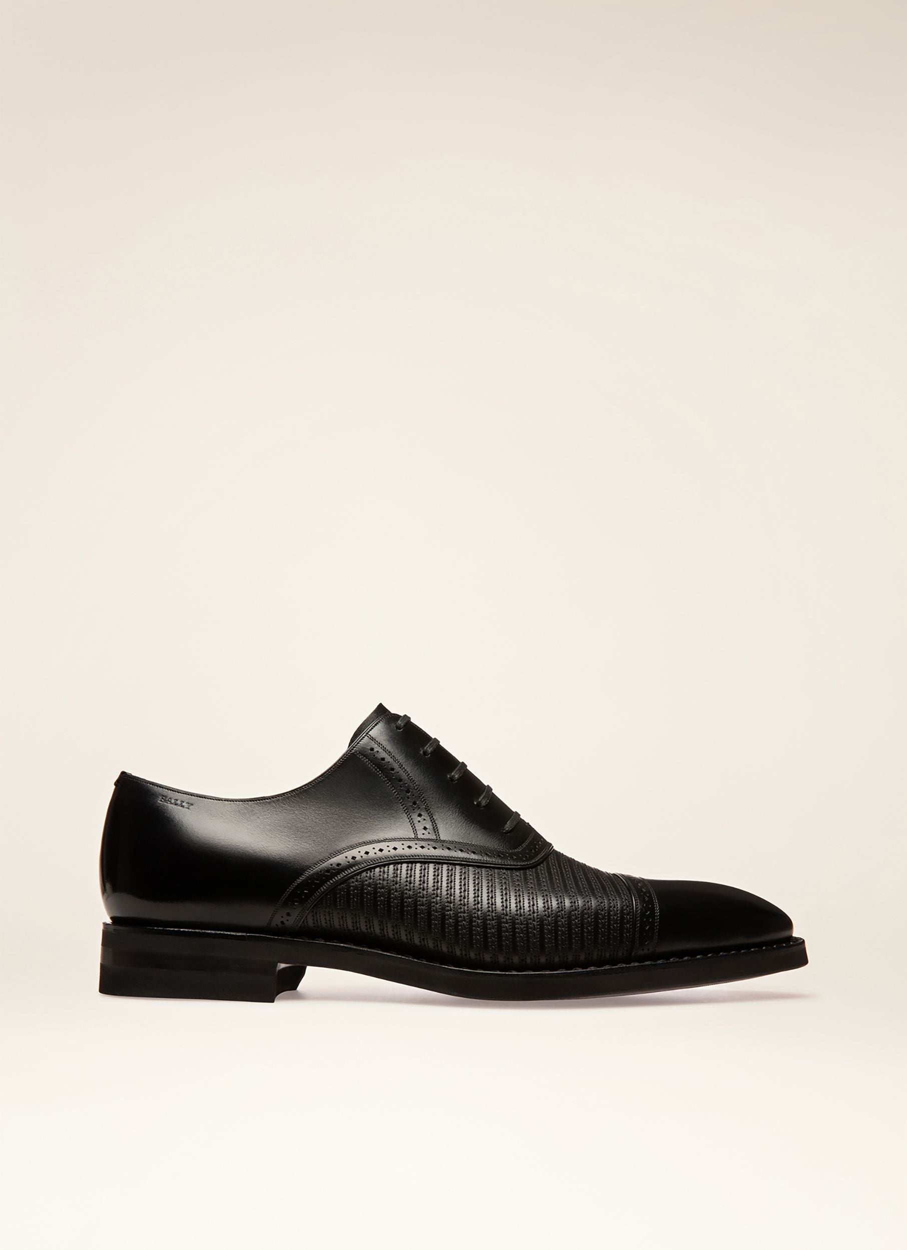 Scevian Richelieu En Cuir Noir - Homme - Bally - 01