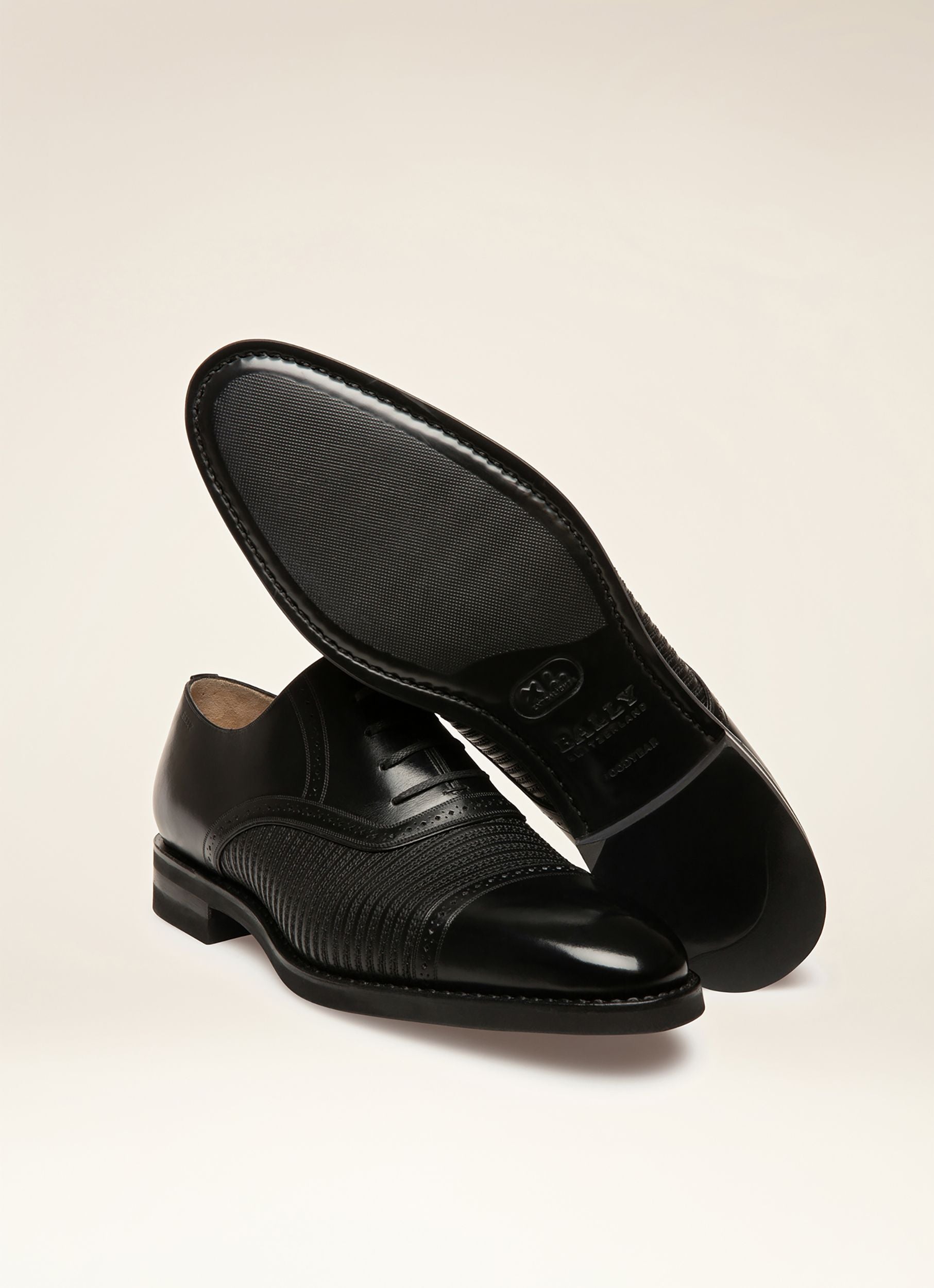 Scevian Richelieu En Cuir Noir - Homme - Bally - 03