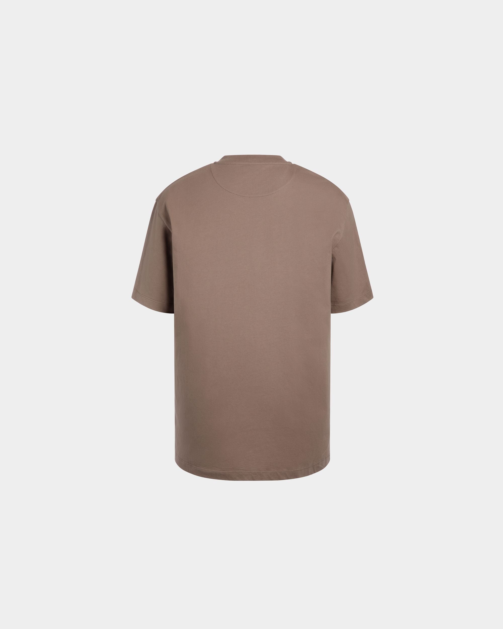 T-Shirt En Maille De Coton Marron - Homme - Bally - 03