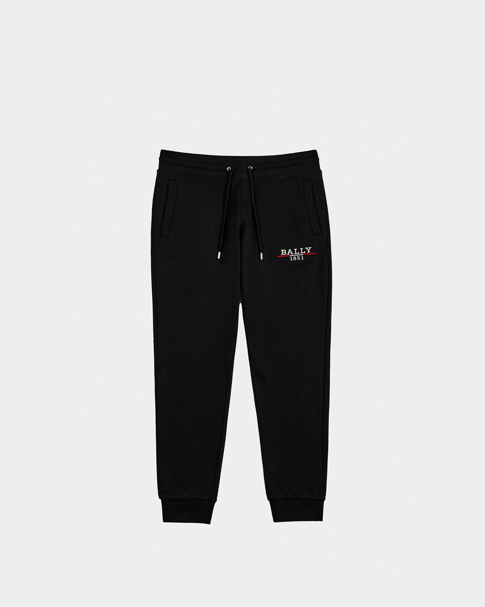 Men's Black Casual Sports Pants - Homme - Bally - 01