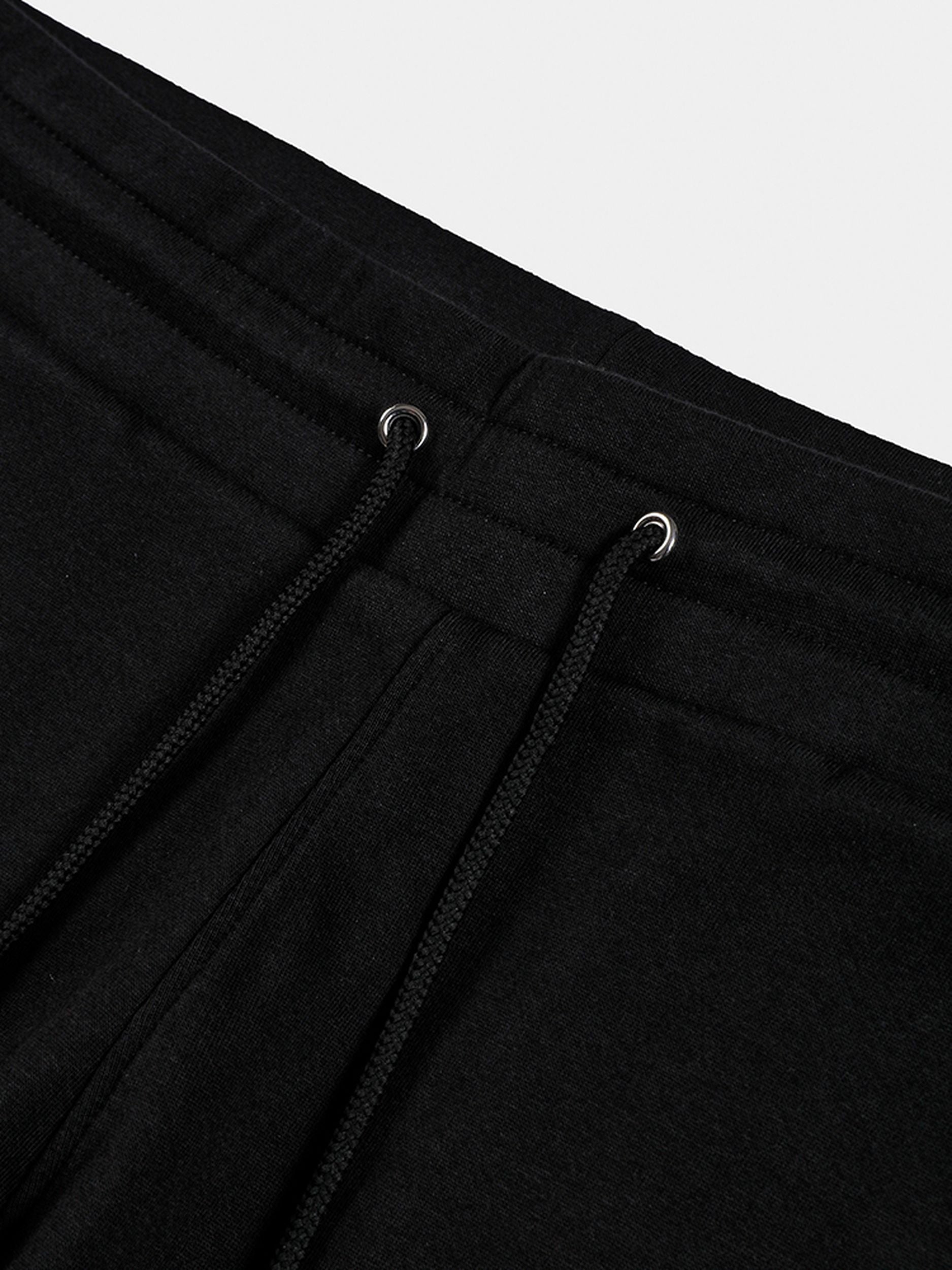 Pantalon De Survêtement En Maille De Coton Noire - Homme - Bally - 04