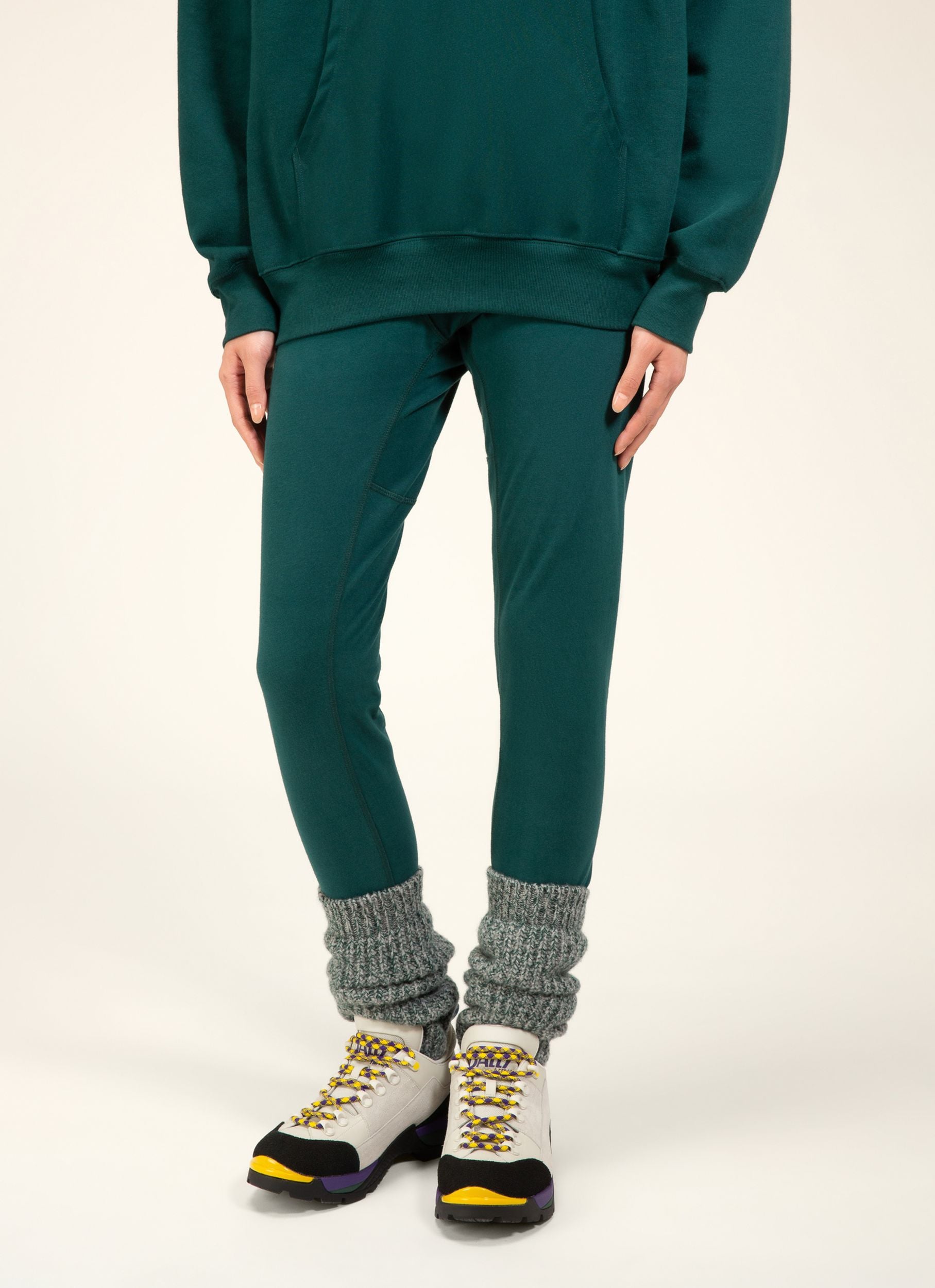 Bally Hike 14 Bas En Coton Bio Vert - Femme - Bally - 02