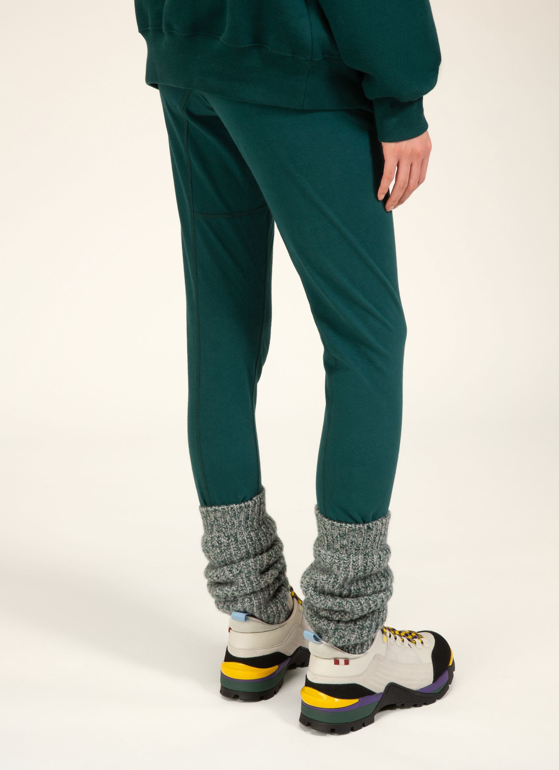 Bally Hike 14 Bas En Coton Bio Vert - Femme - Bally - 03