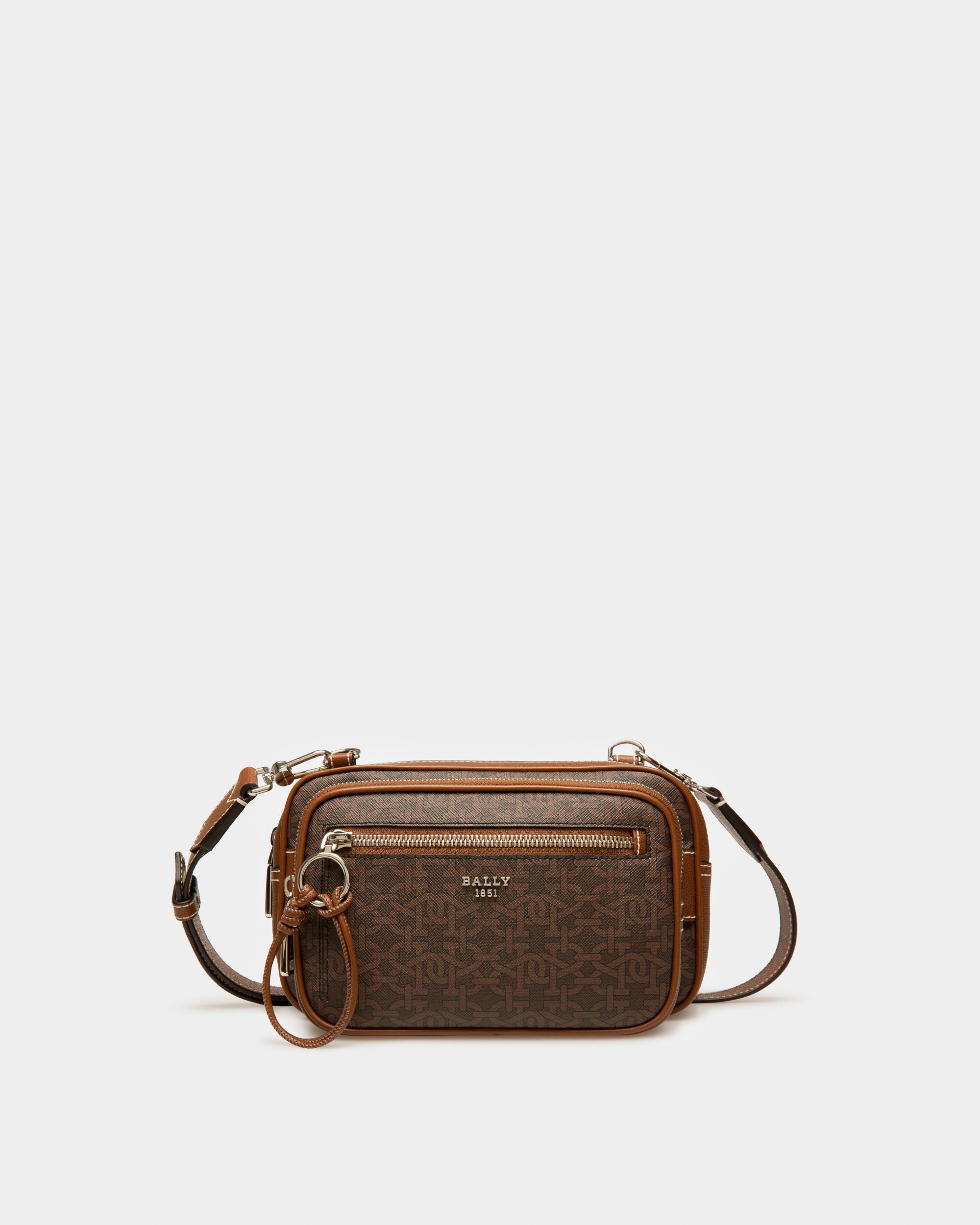 Hadds Sac Bandoulière En Tpu Marron - Homme - Bally - 01