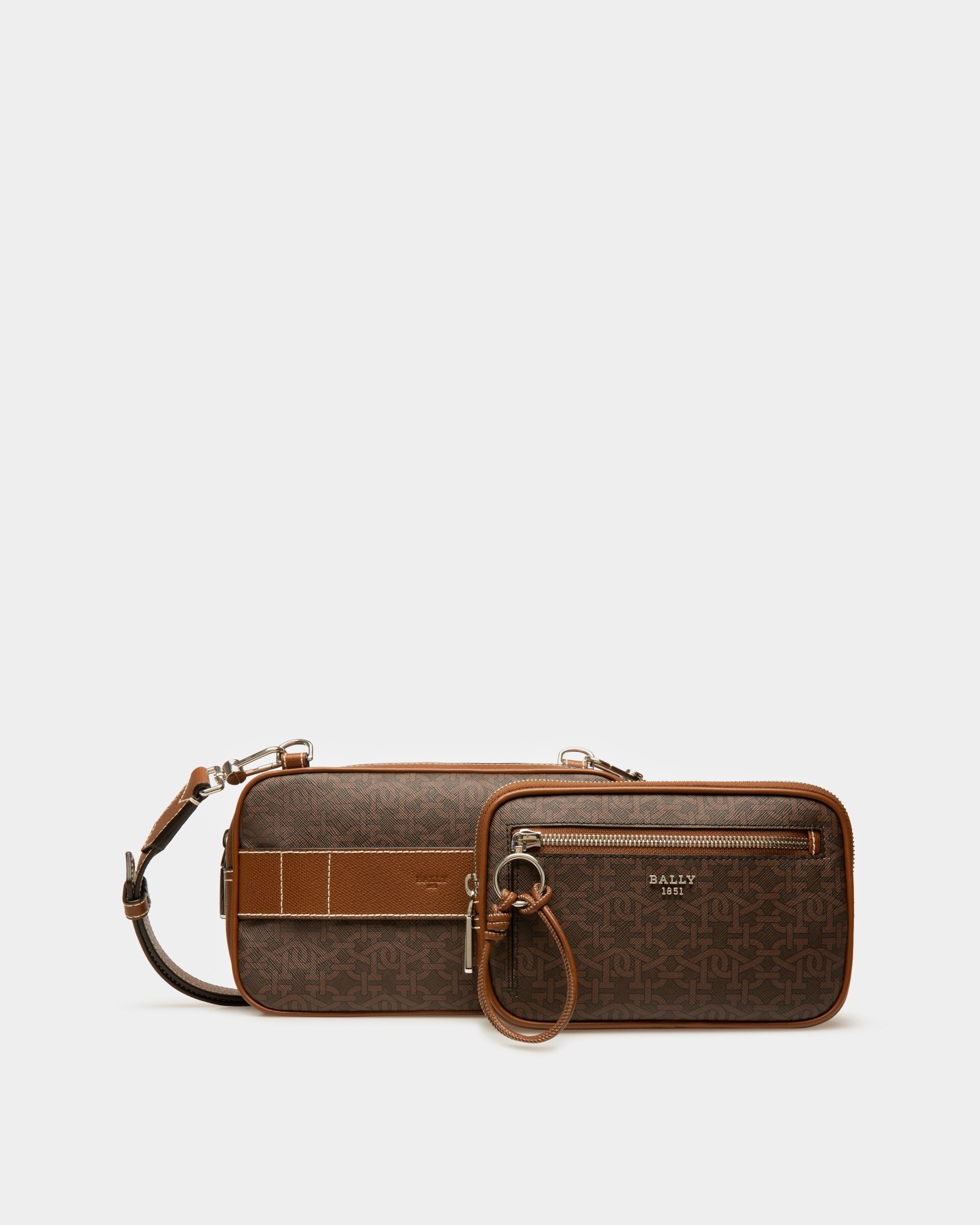 Hadds Sac Bandoulière En Tpu Marron - Homme - Bally - 05