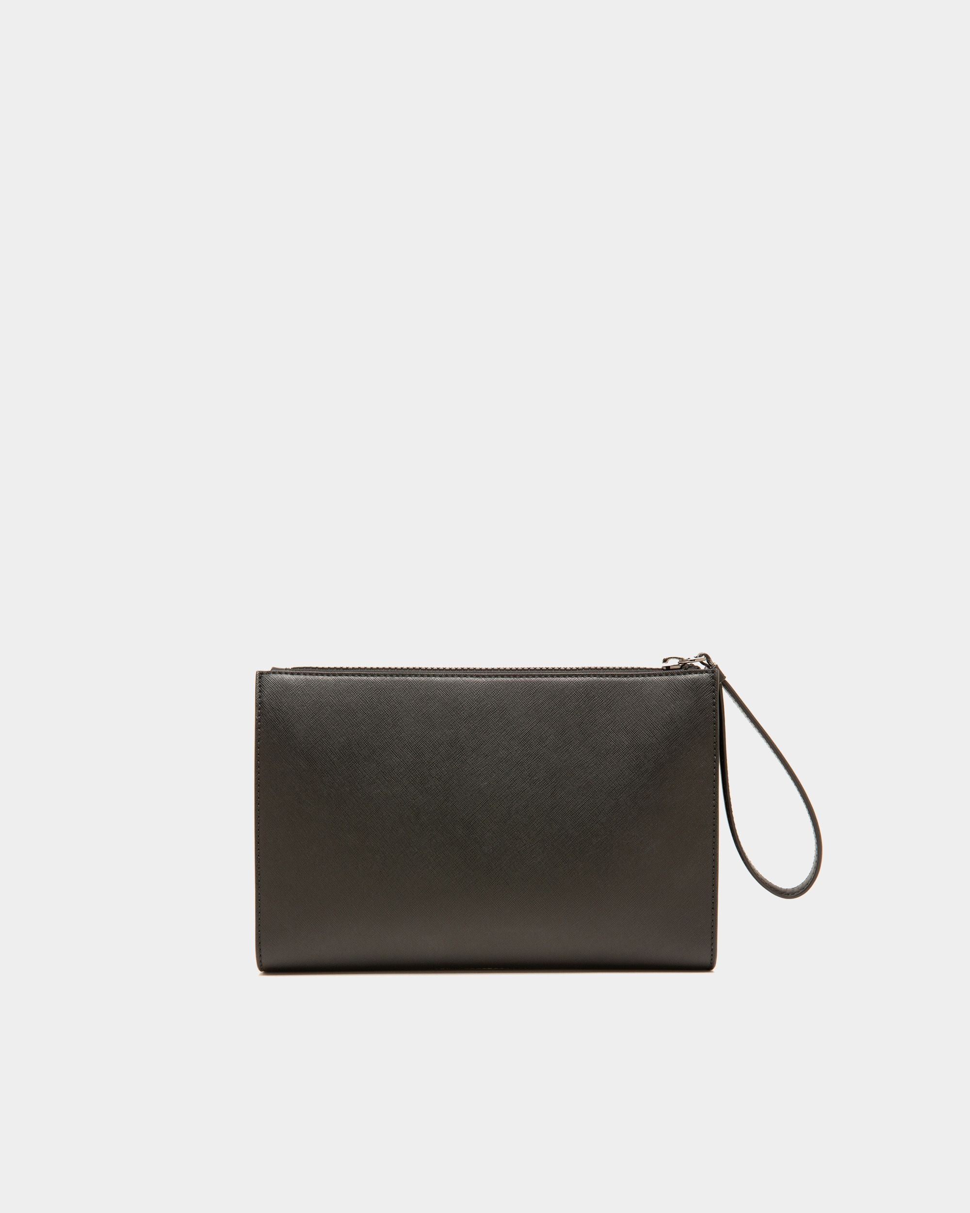 Makid Pochette En Cuir Recyclé Noir - Homme - Bally - 03