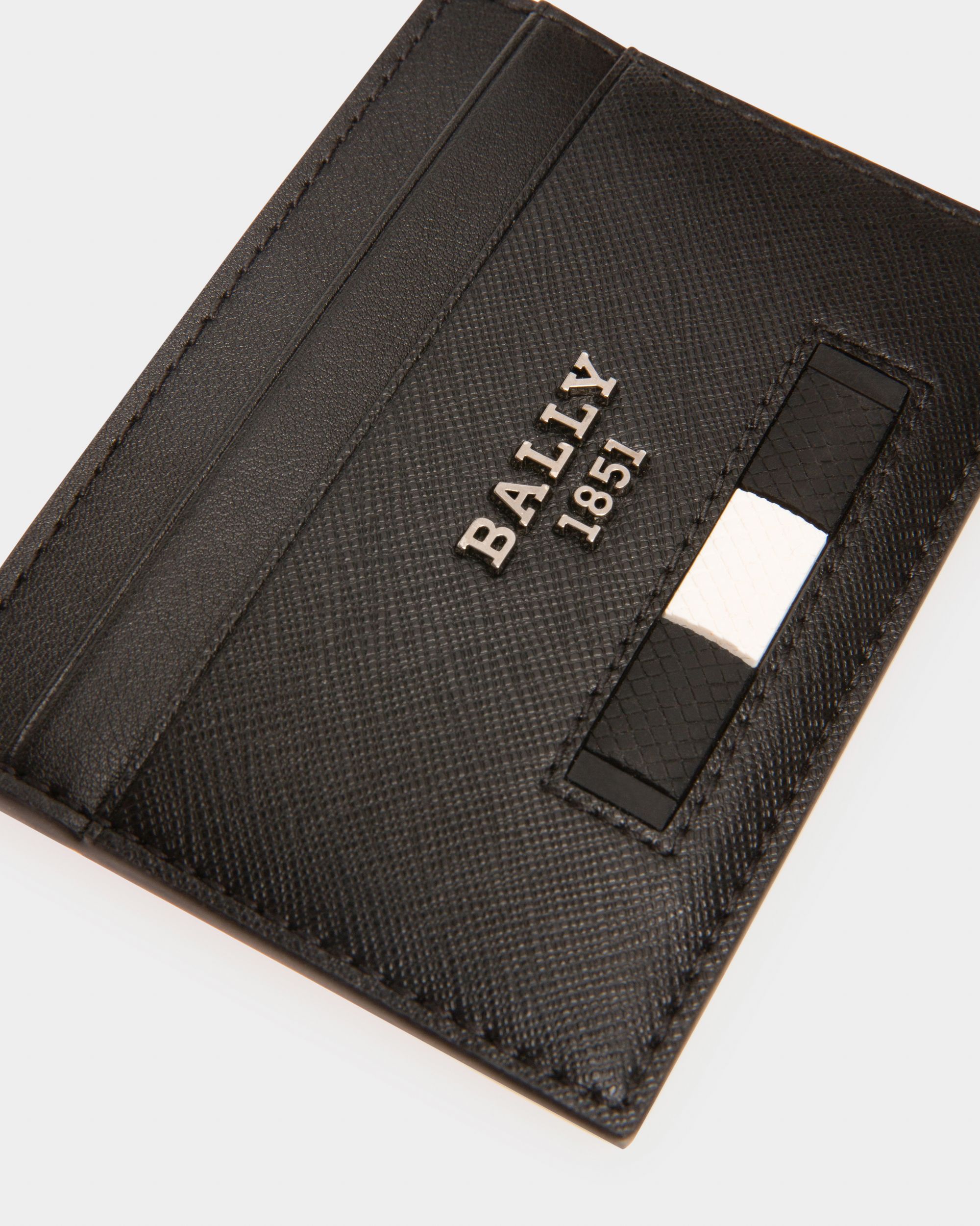 Bhar Porte-cartes En Cuir Noir - Homme - Bally - 04