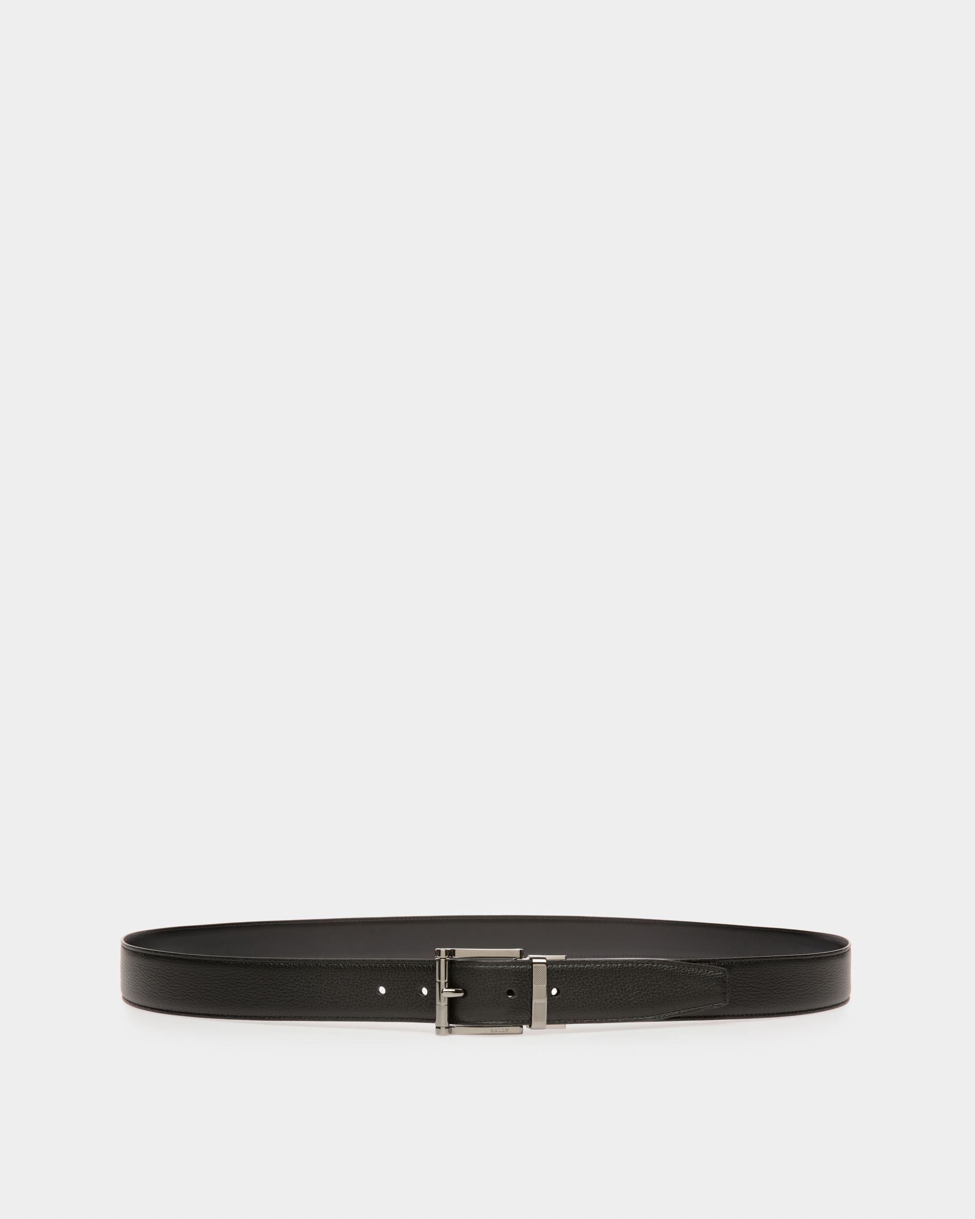 Taylan Ceinture 35 Mm En Cuir Noir - Homme - Bally - 01
